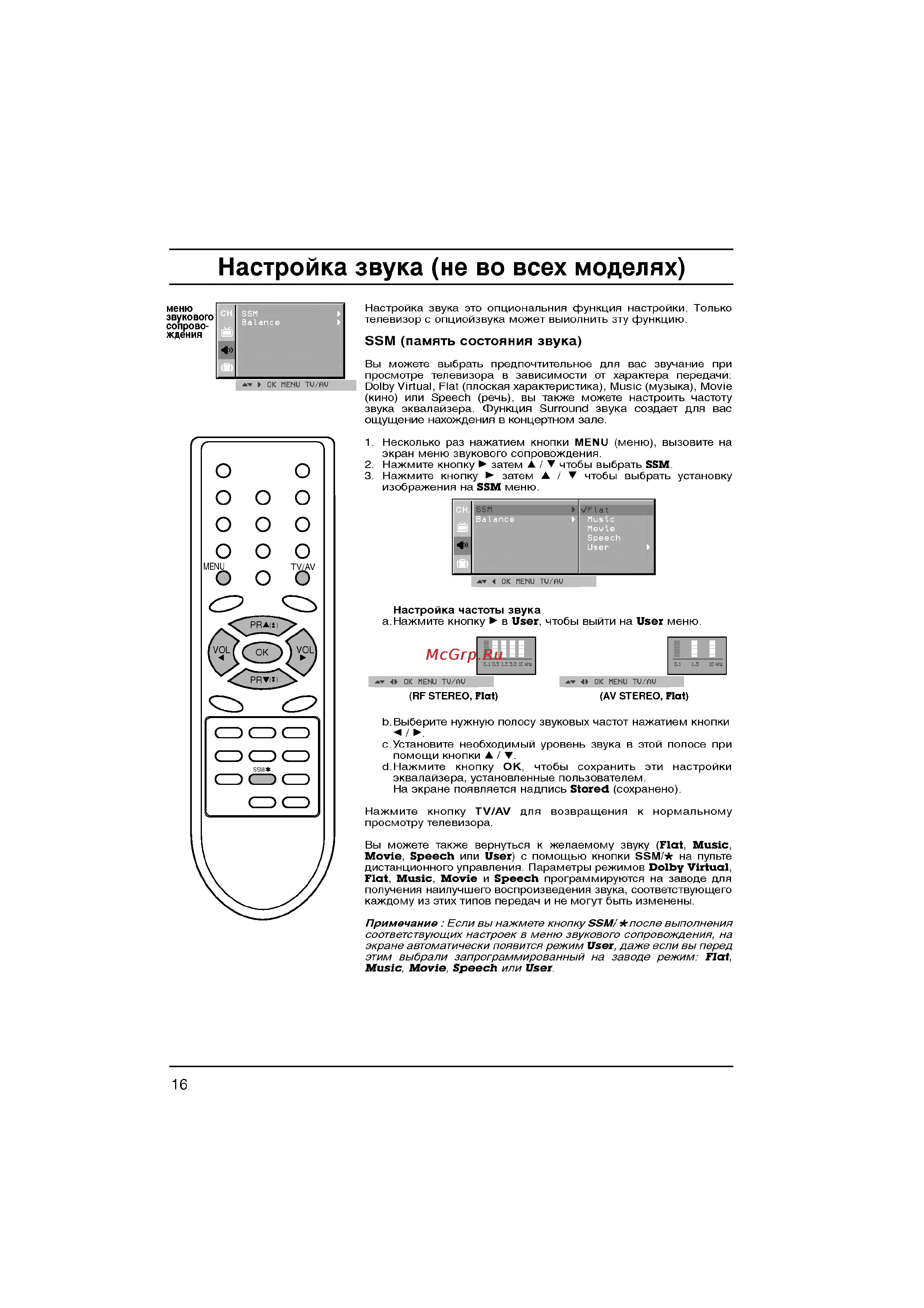 LG CF-20F60 Инструкция по эксплуатации онлайн [16/28] 39652