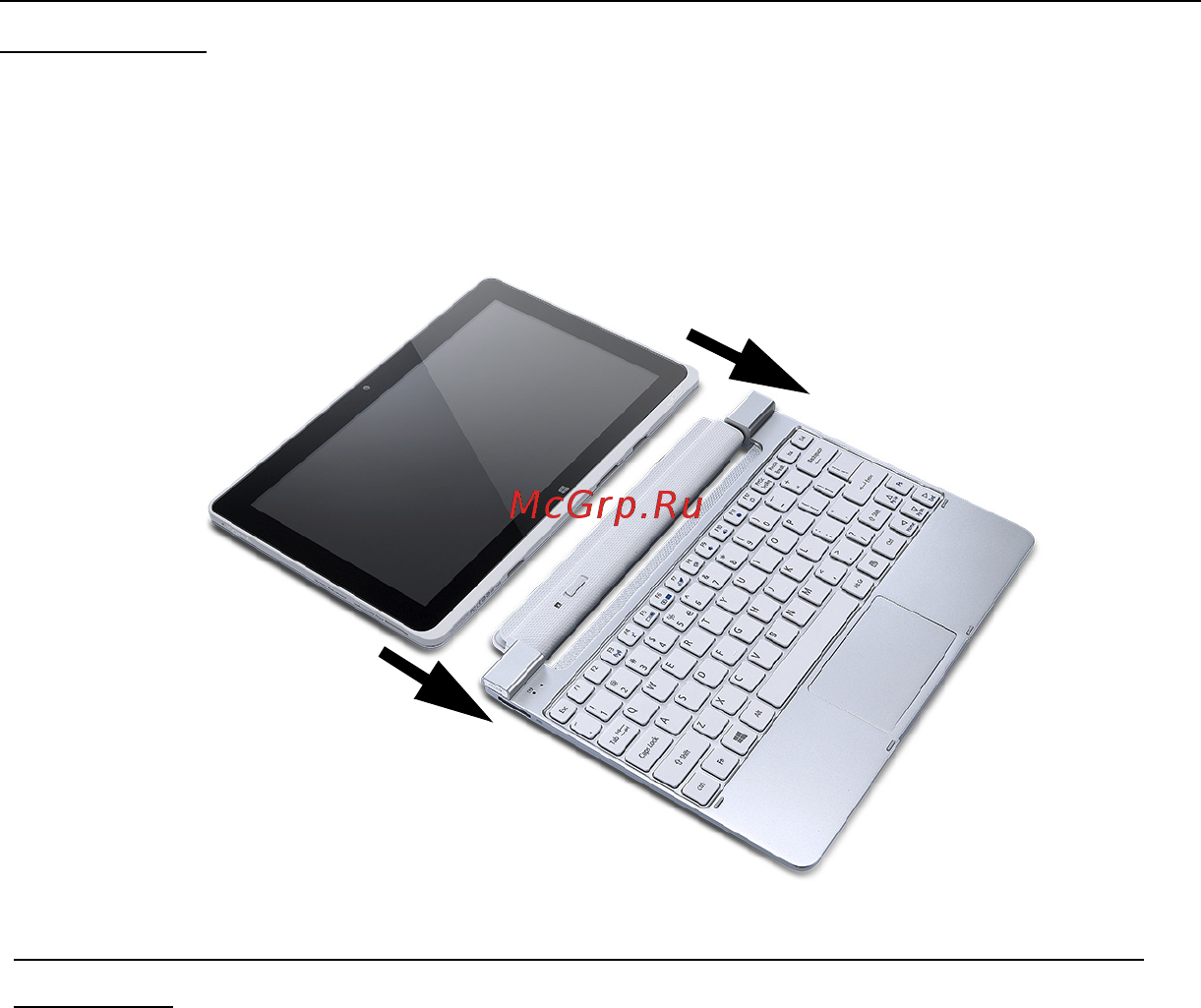 Acer Iconia Tab W510 32Gb dock Инструкция по эксплуатации онлайн [30/104] 39663