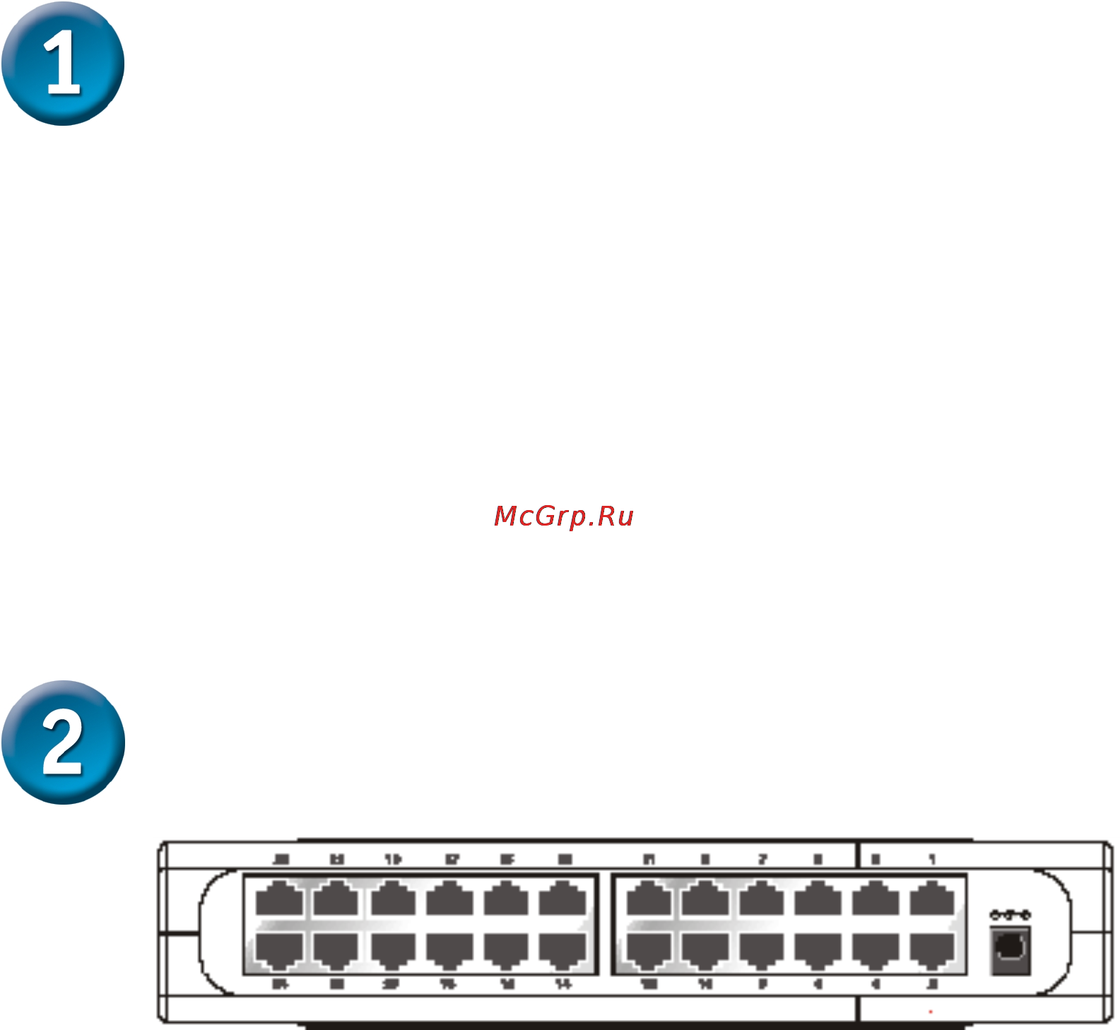 D-Link DFE-916Dx [2/4] Подключение коммутатора gigabit ethernet des 1024dg к сети