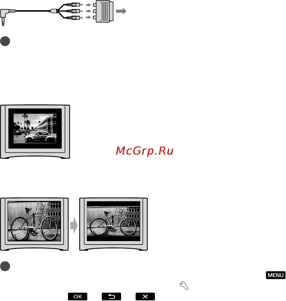 Sony DCR-SX20E [104/151] Монофонічний телевізор телевізор обладнаний лише одним вхідним аудіороз ємом
