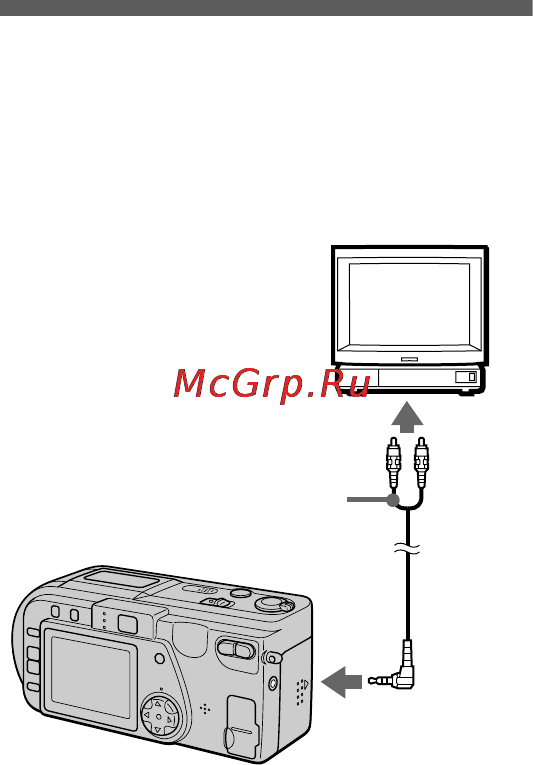 Sony Cyber-Shot DSC-P1 [50/72] Viewing images on a tv screen