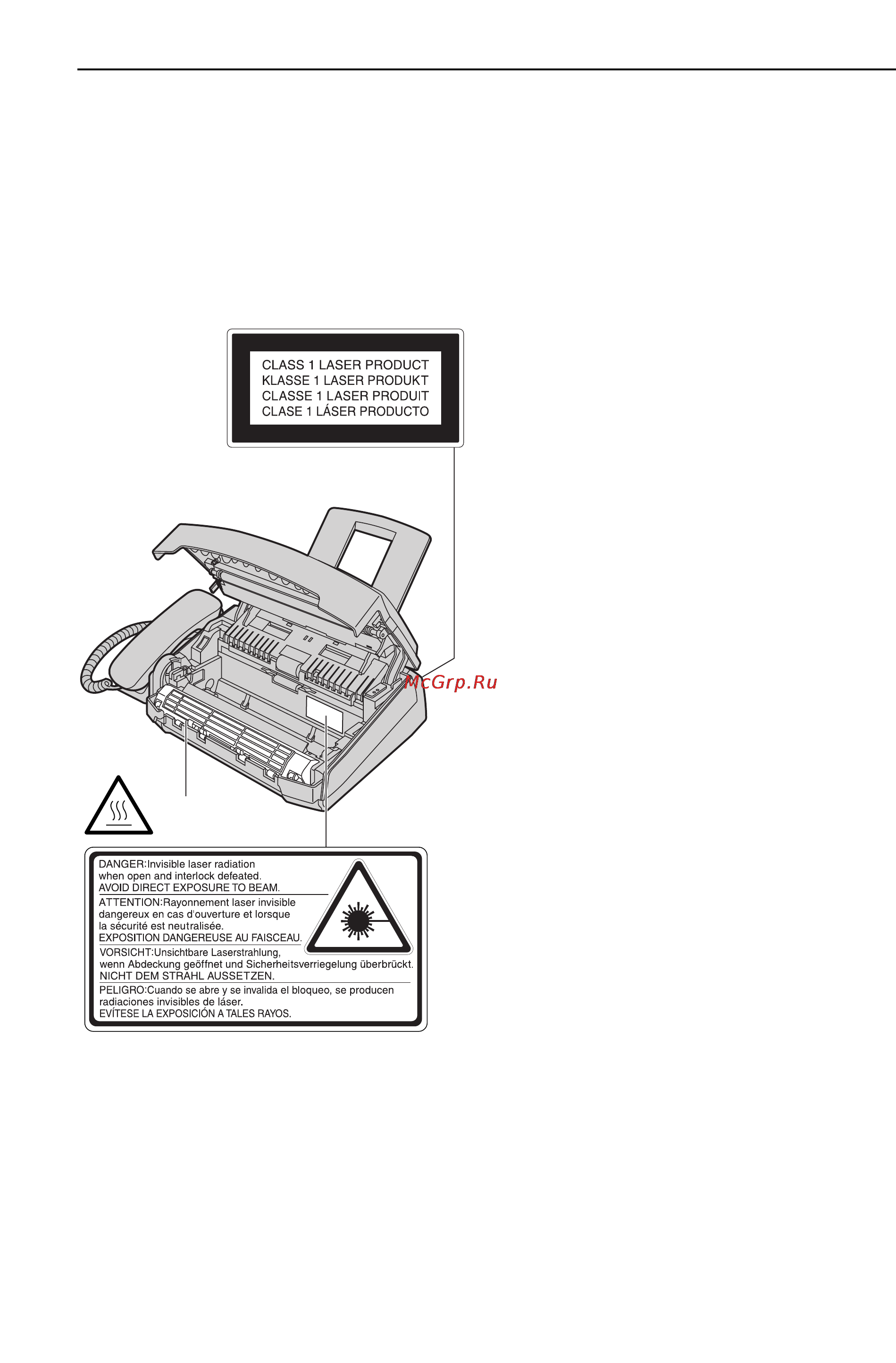 Panasonic KX-FL523RU [4/84] Инструкции по безопасности