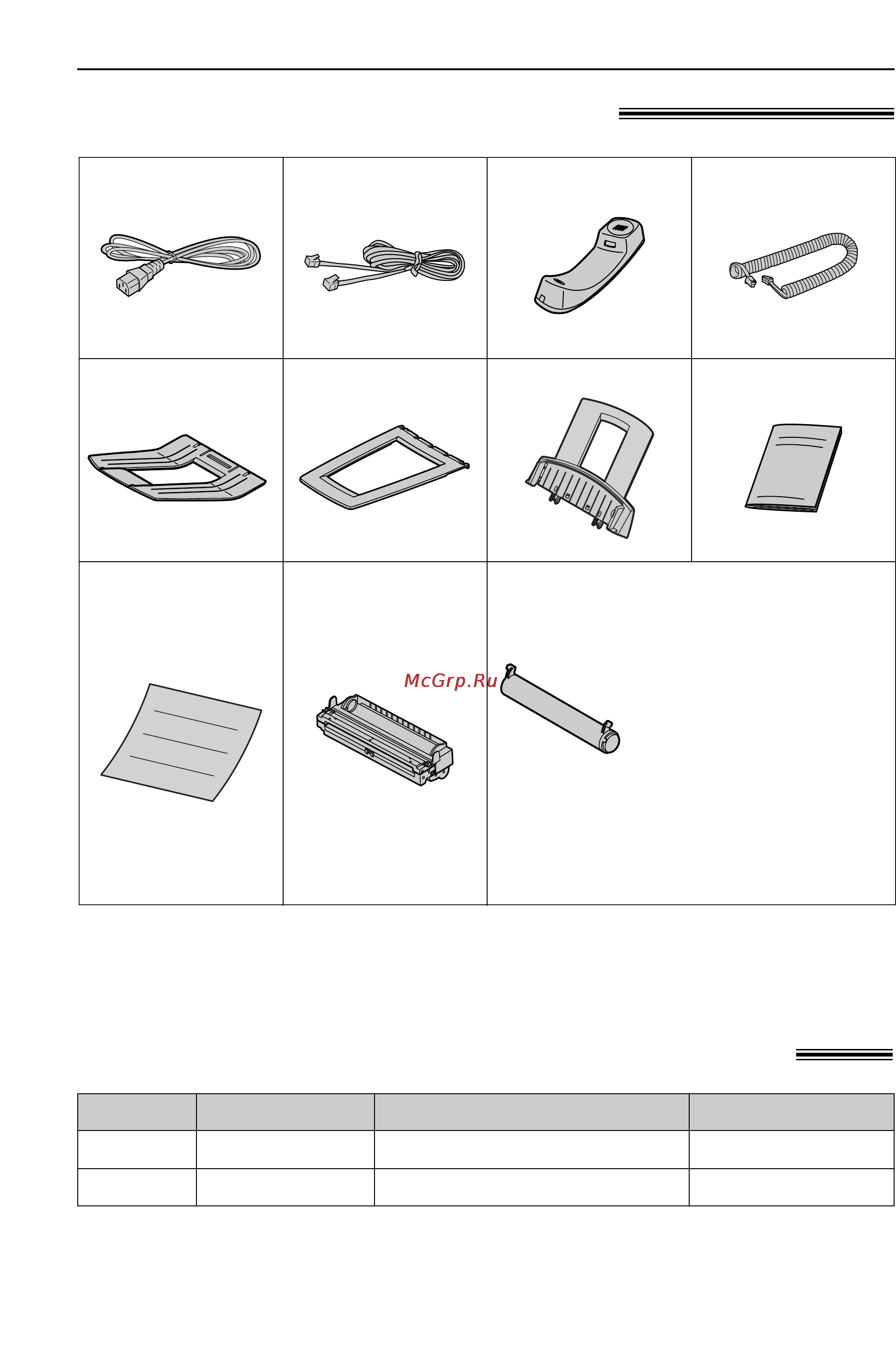 Panasonic KX-FL523RU [8/84] Принадлежности