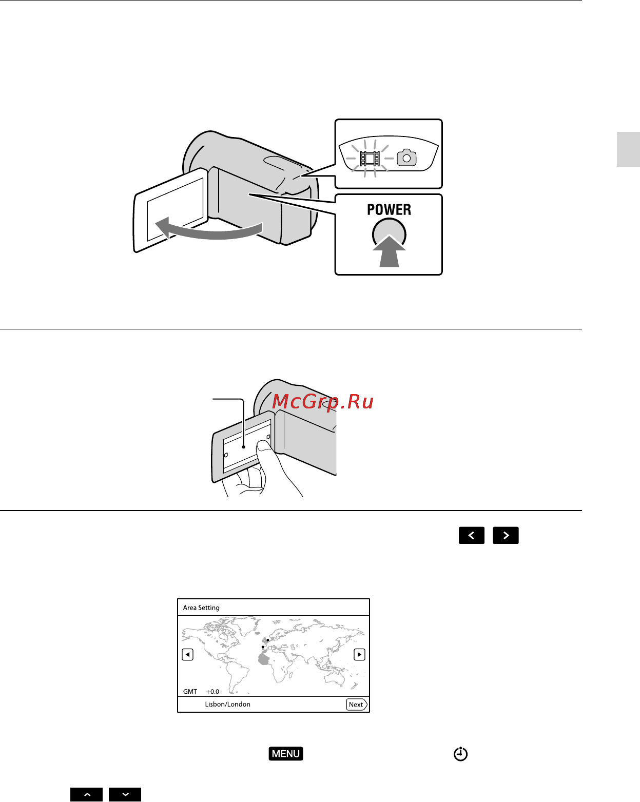 Sony HDR-CX130E Silver [93/155] Крок 2 увімкнення живлення та встановлення дати й часу