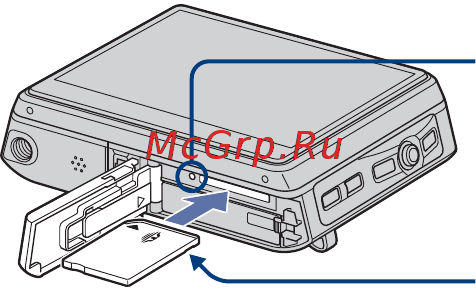 Sony Cyber-Shot DSC-G1 [10/48] При записи на карту памяти memory stick duo не прилагается