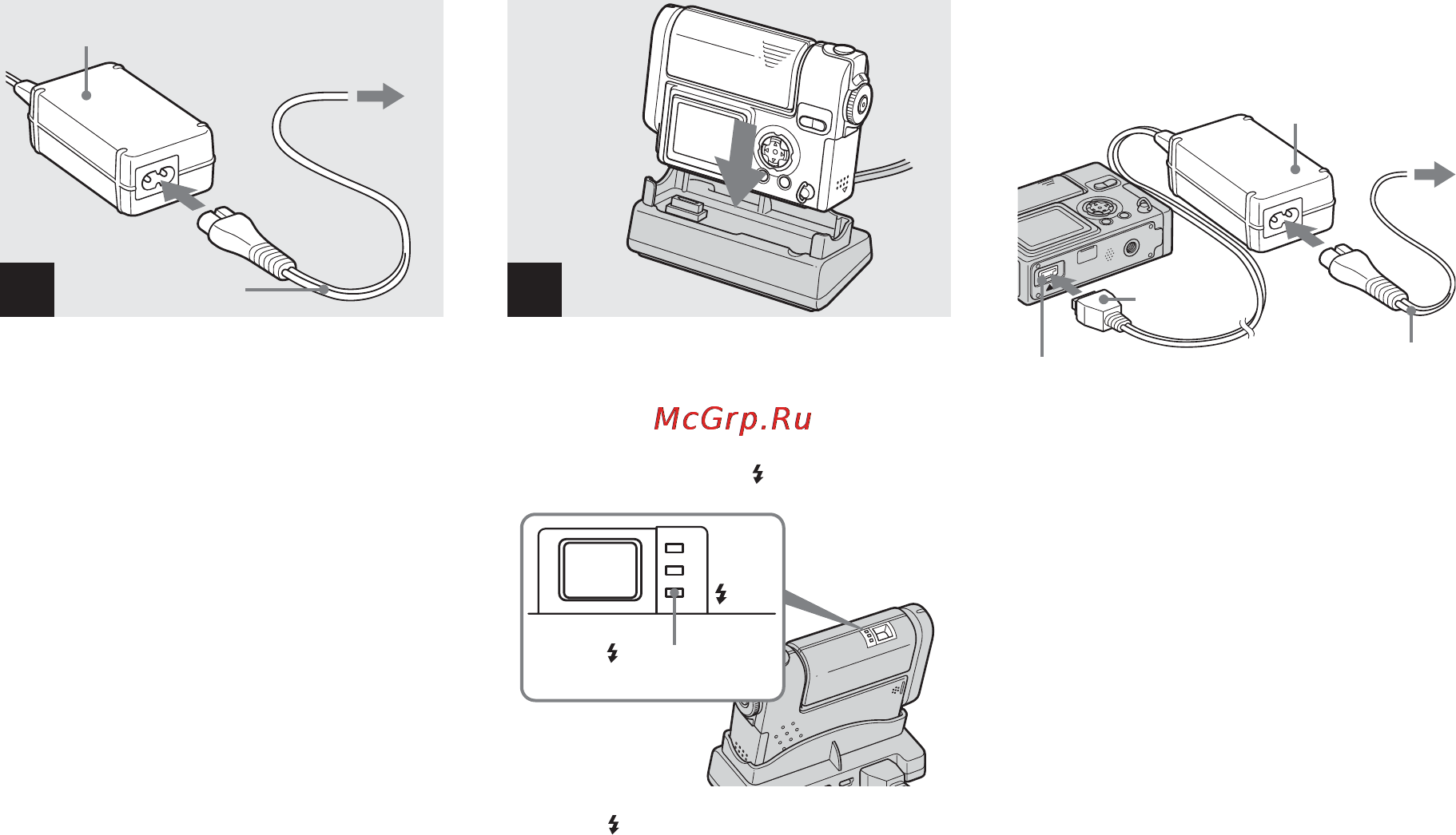 Sony Cyber-Shot DSC-FX77 [12/116] Charging the battery pack continued