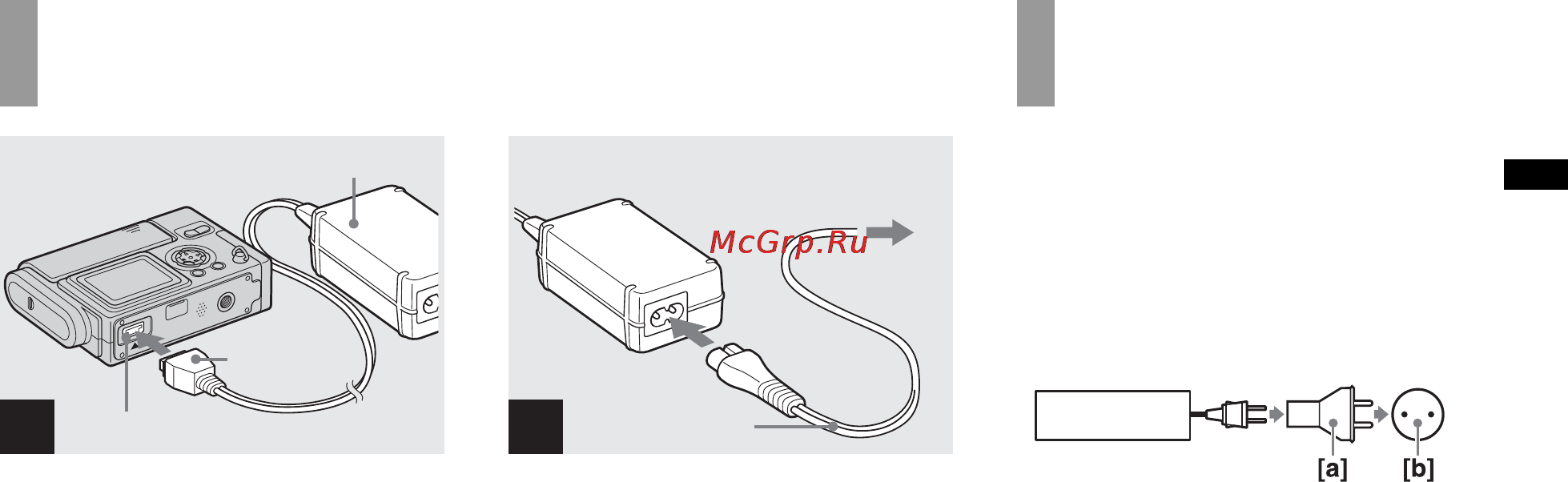 Sony Cyber-Shot DSC-FX77 [15/116] Using an external power source