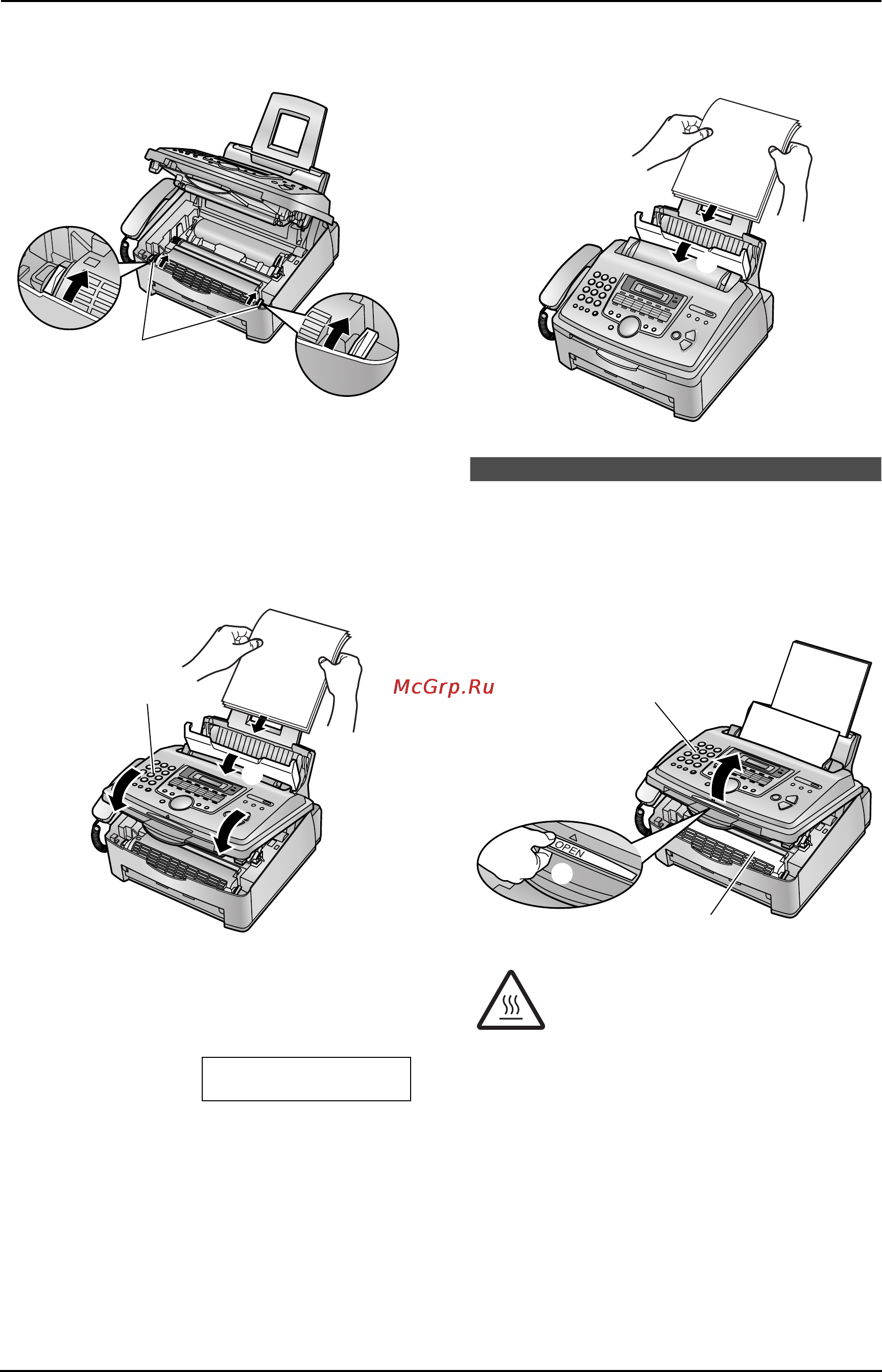 Panasonic KX-FL513RU [54/66] Замятие документа отправка