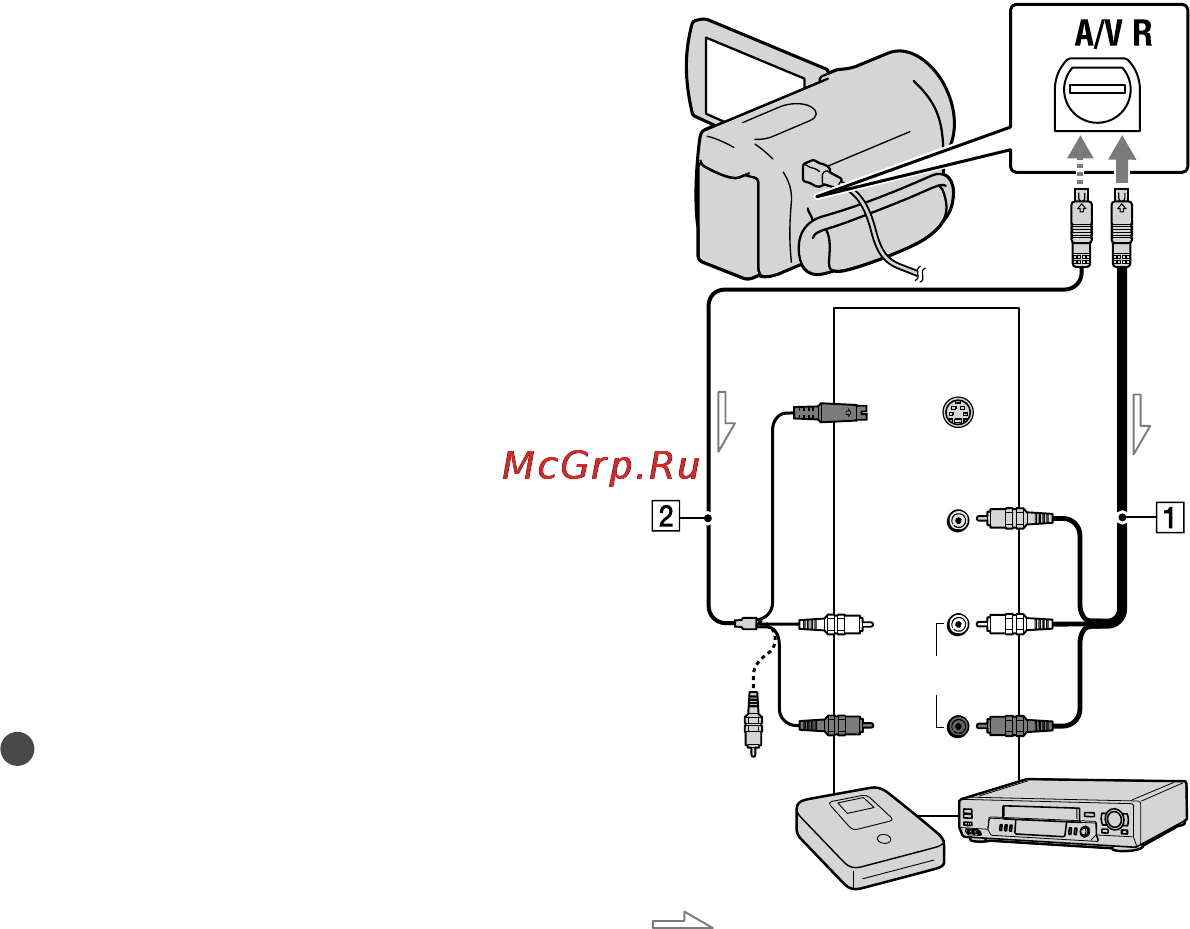 Sony HDR-CX160E [54/155] Создание диска с качеством изображения стандартной четкости std с помощью рекордера и т п