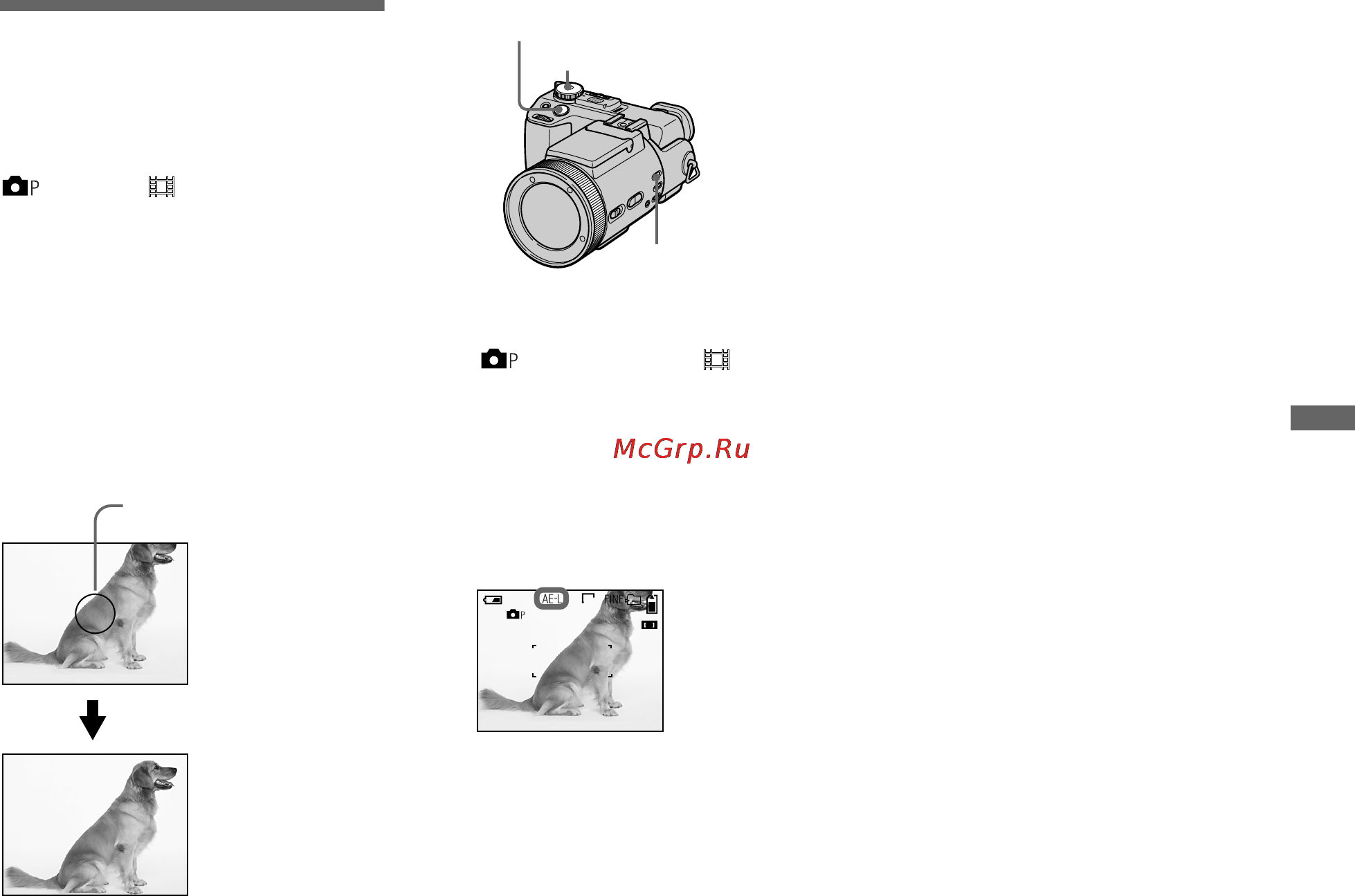 Sony Cyber-Shot DSC-F717 [53/260] Çàïèñü ñ ôèêñè²îâàííîé æêñïîçèöèåé