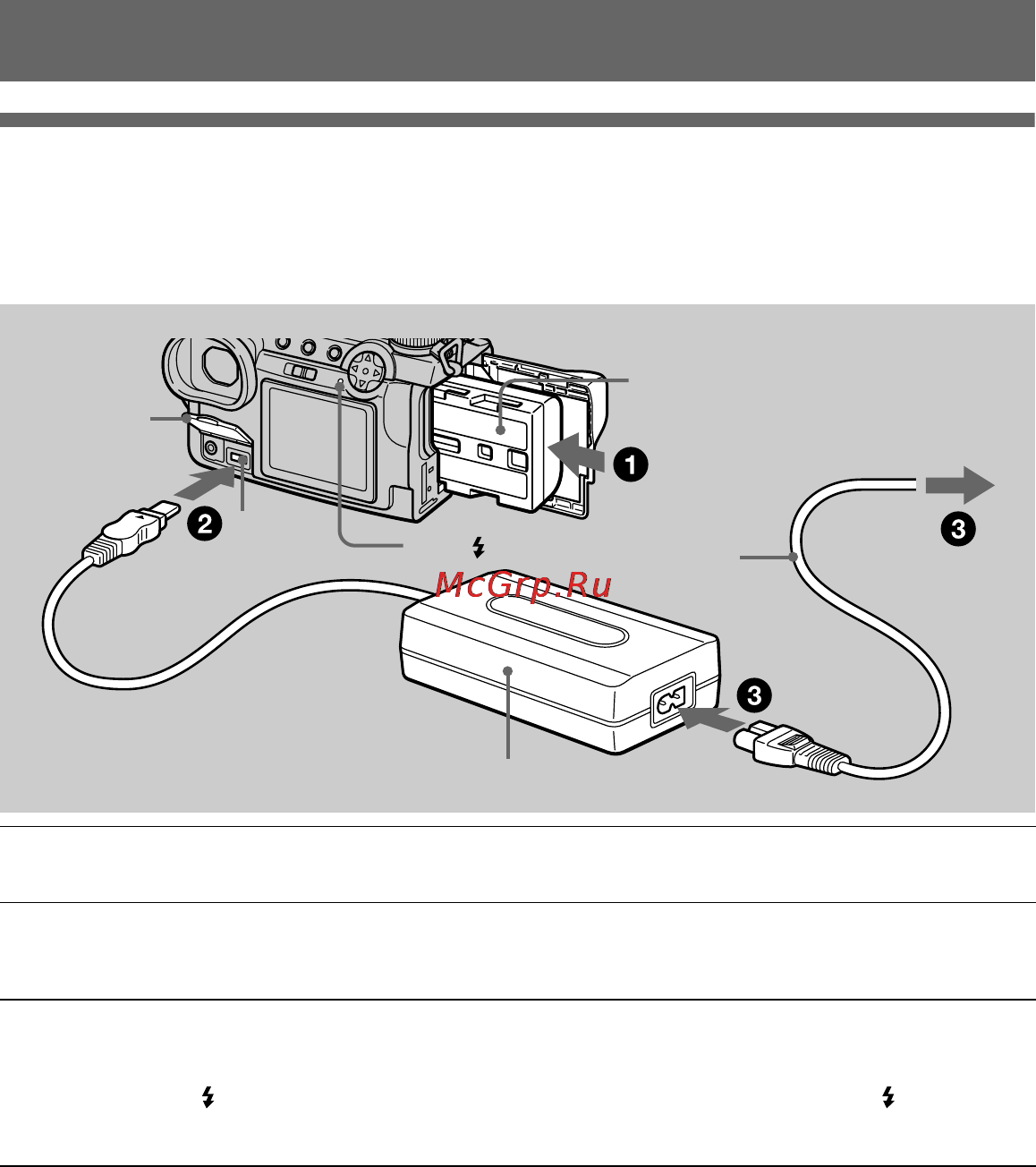 Sony Cyber-Shot DSC-F707 [12/112] Charging the battery pack