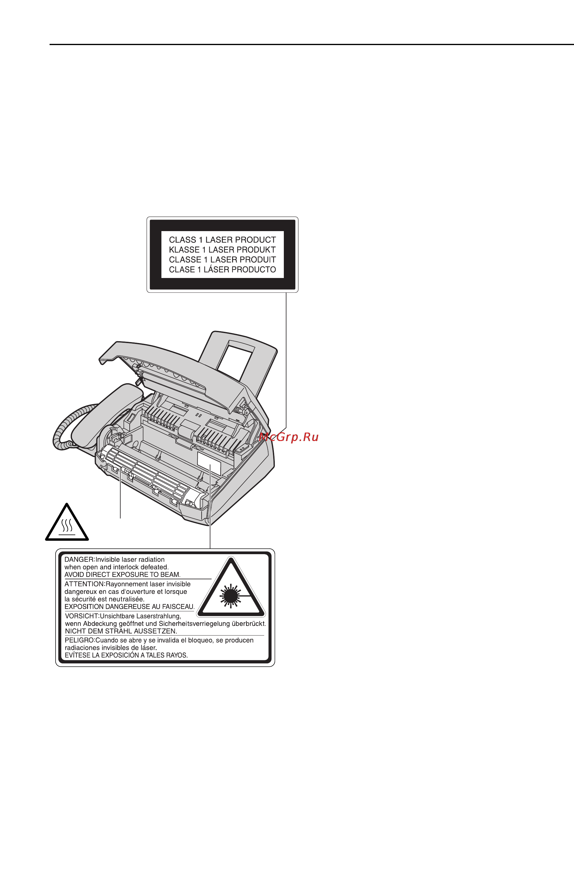 Panasonic KX-FL503RU [4/77] Инструкции по безопасности