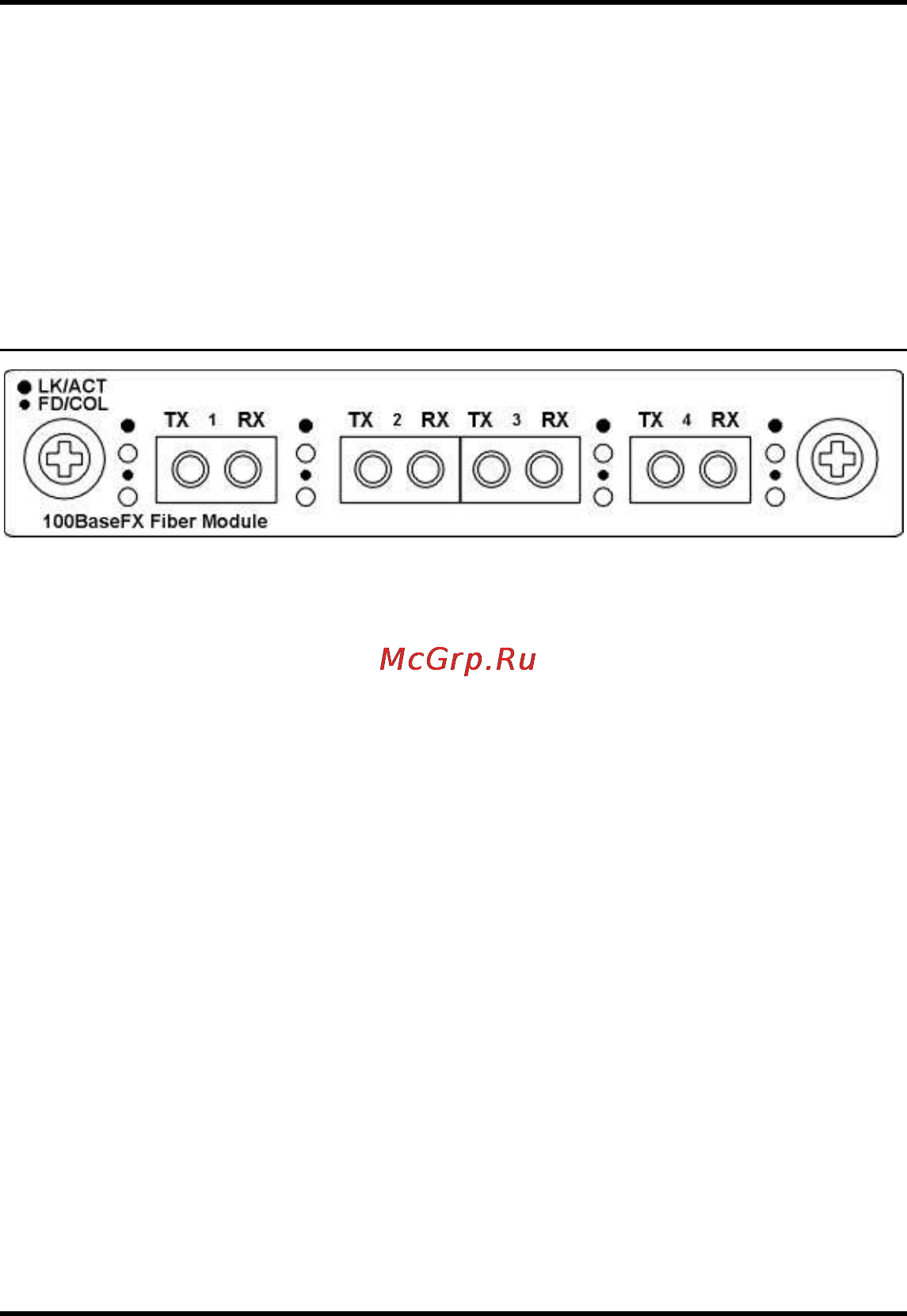 D-Link DES-1200M [14/48] Des 124f 4 ports 100base fx fiber module