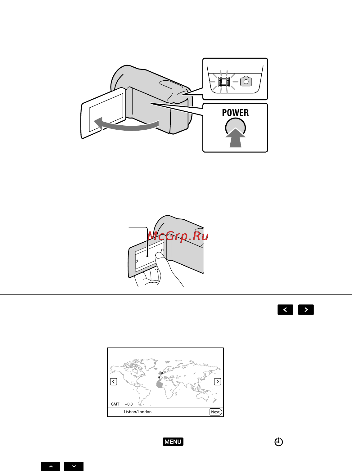 Sony HDR-PJ50E [102/171] Крок 2 увімкнення живлення та встановлення дати й часу