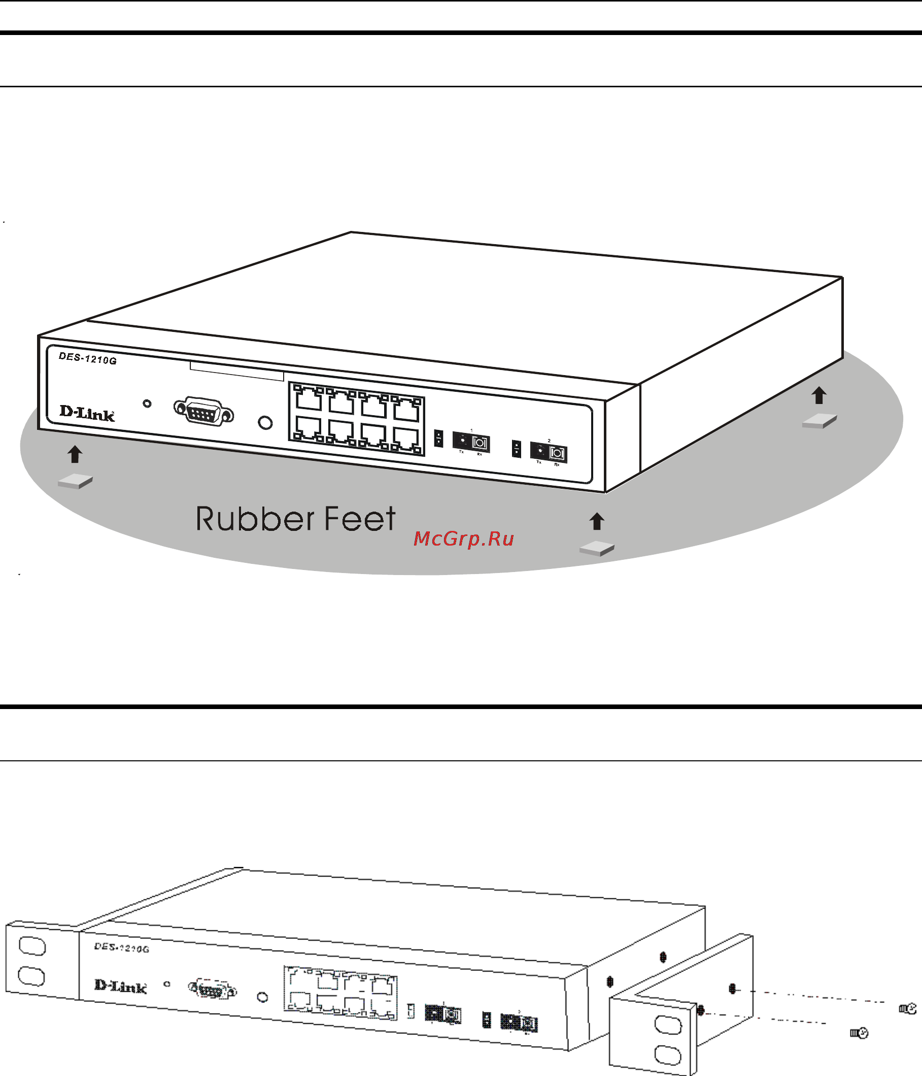 D-Link DES-1210G [13/36] Desktop or shelf installation