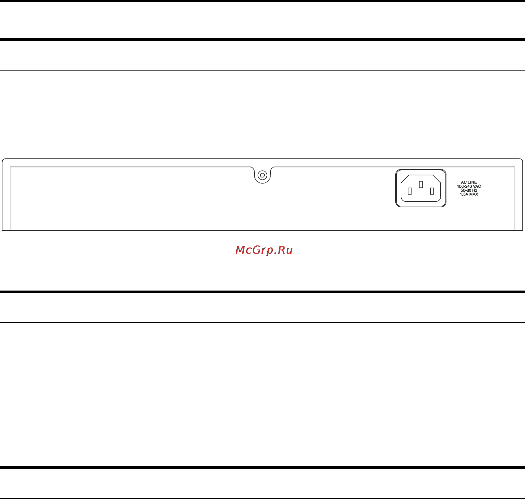 D-Link DES-1210G [16/36] Rear panel
