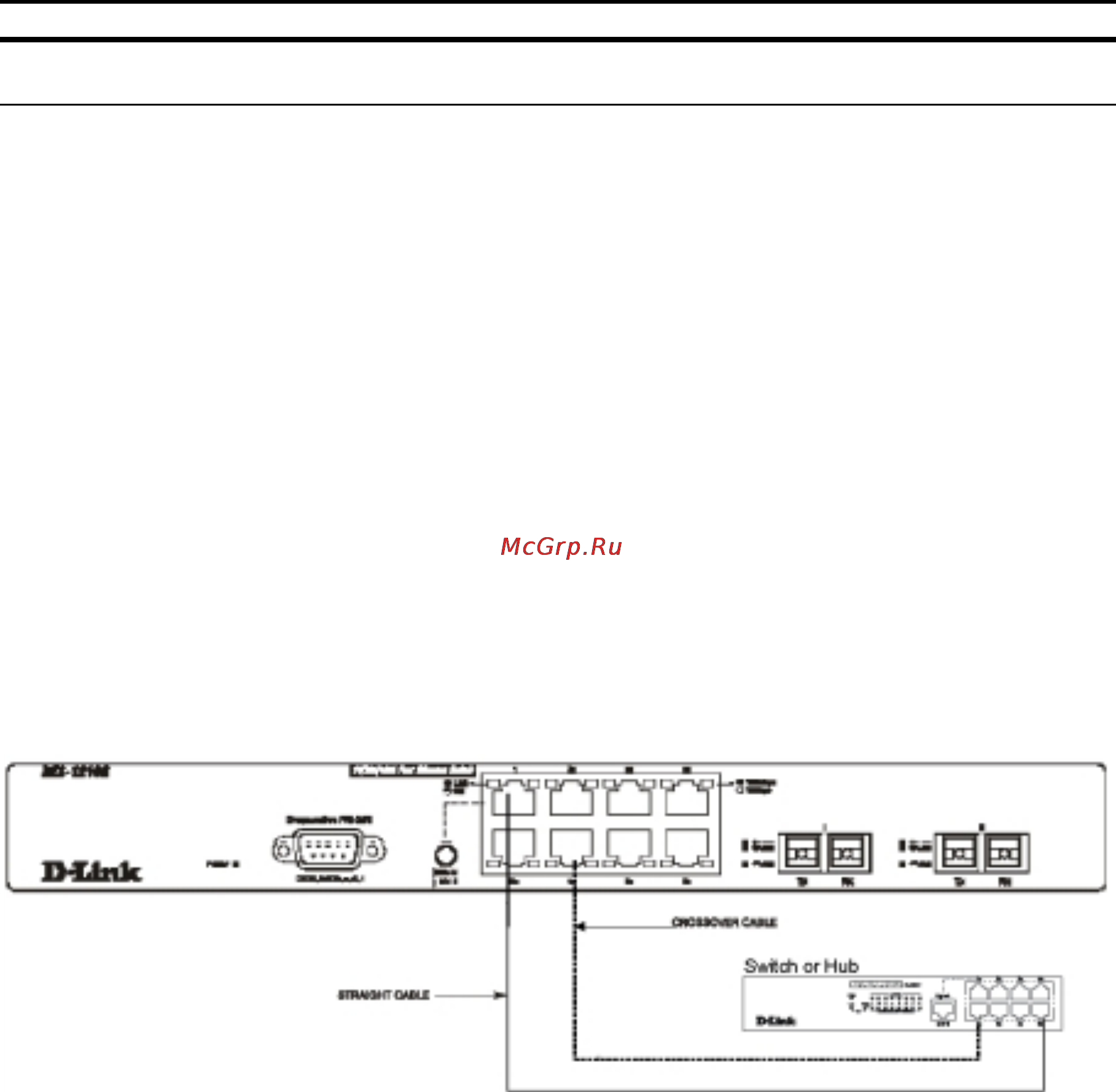 D-Link DES-1210G [18/36] Switch to hub or switch