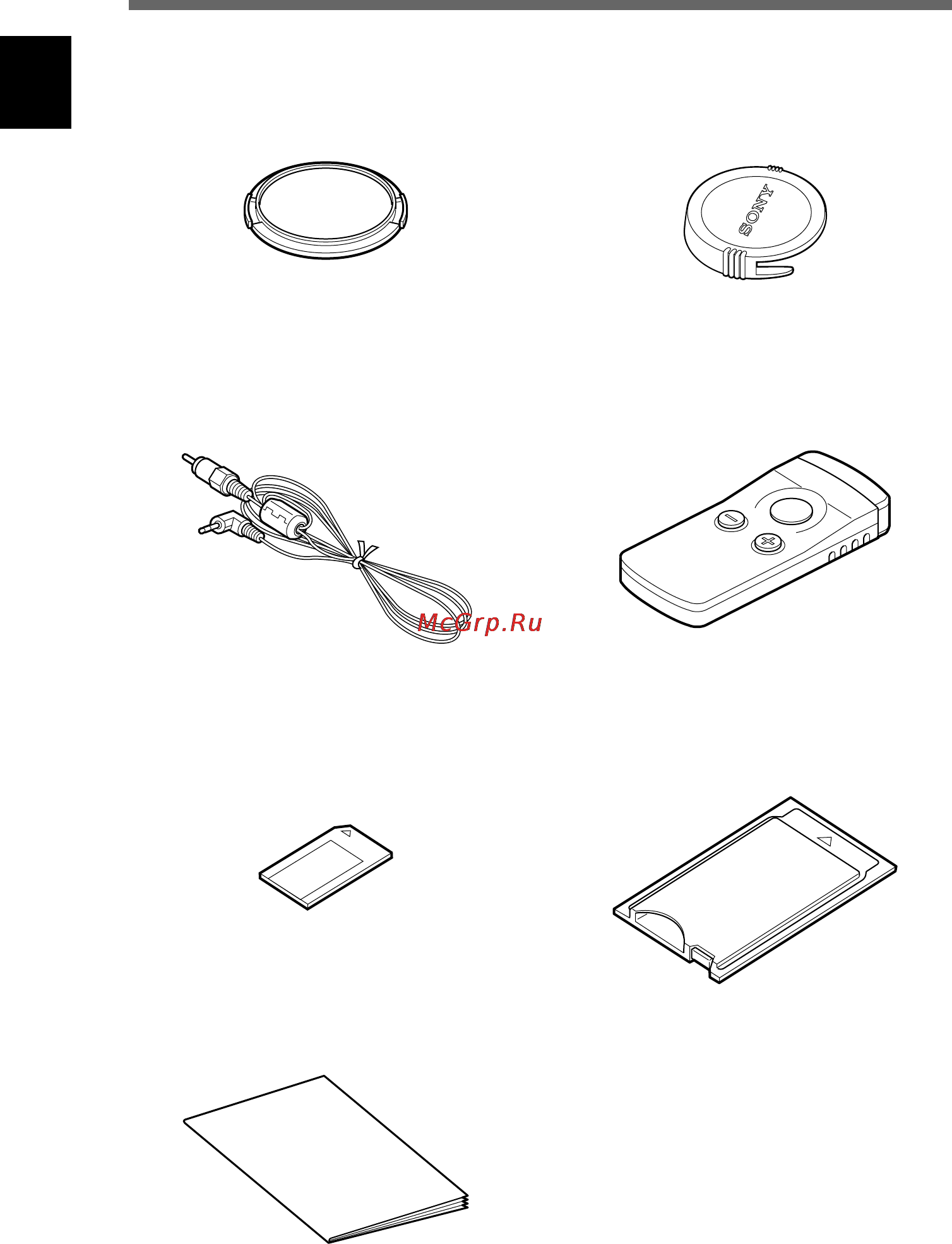 Sony Cyber-Shot DSC-D770 [10/128] Checking the supplied accessories