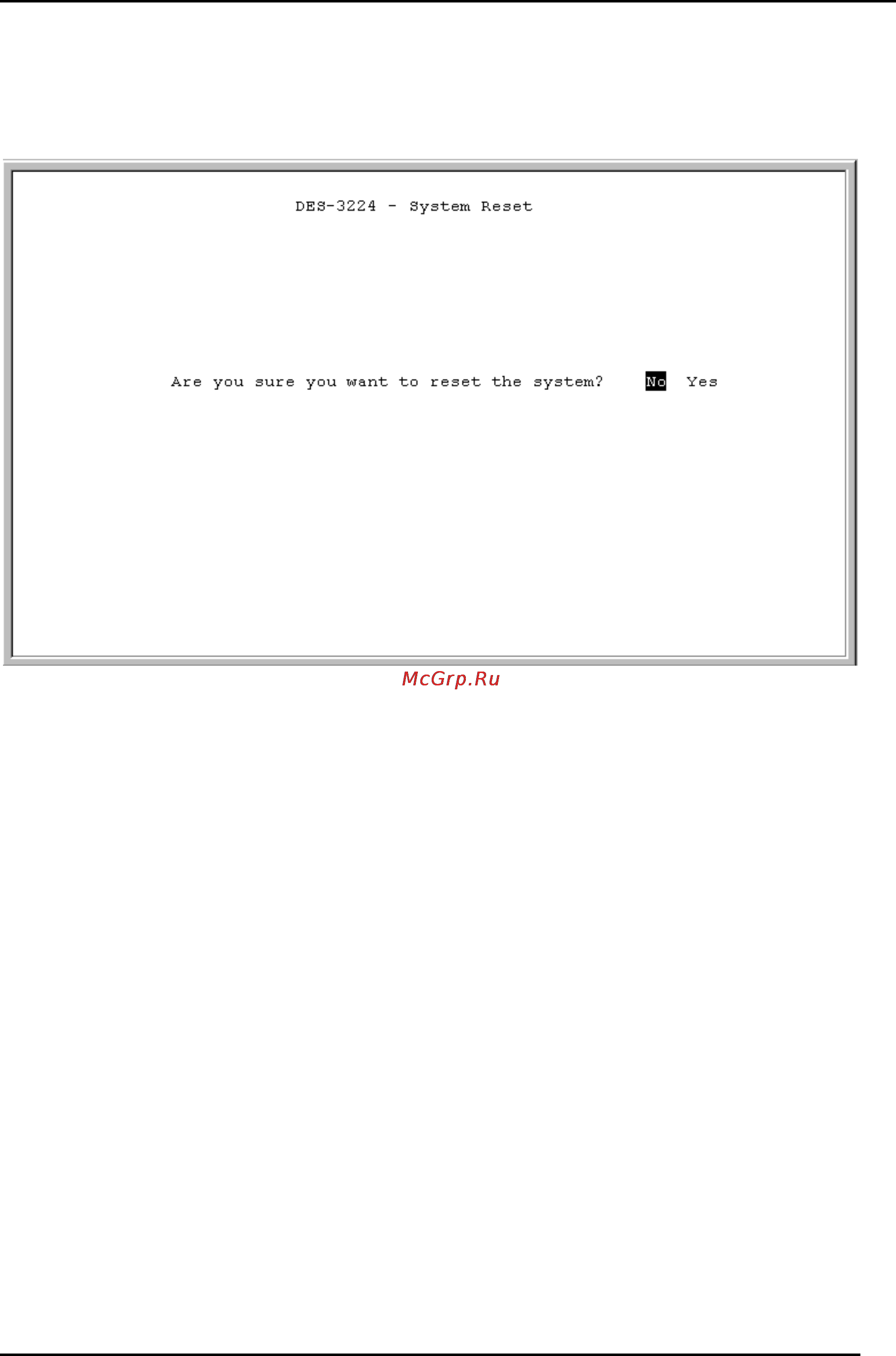 D-Link DFE-904 [35/75] System reset