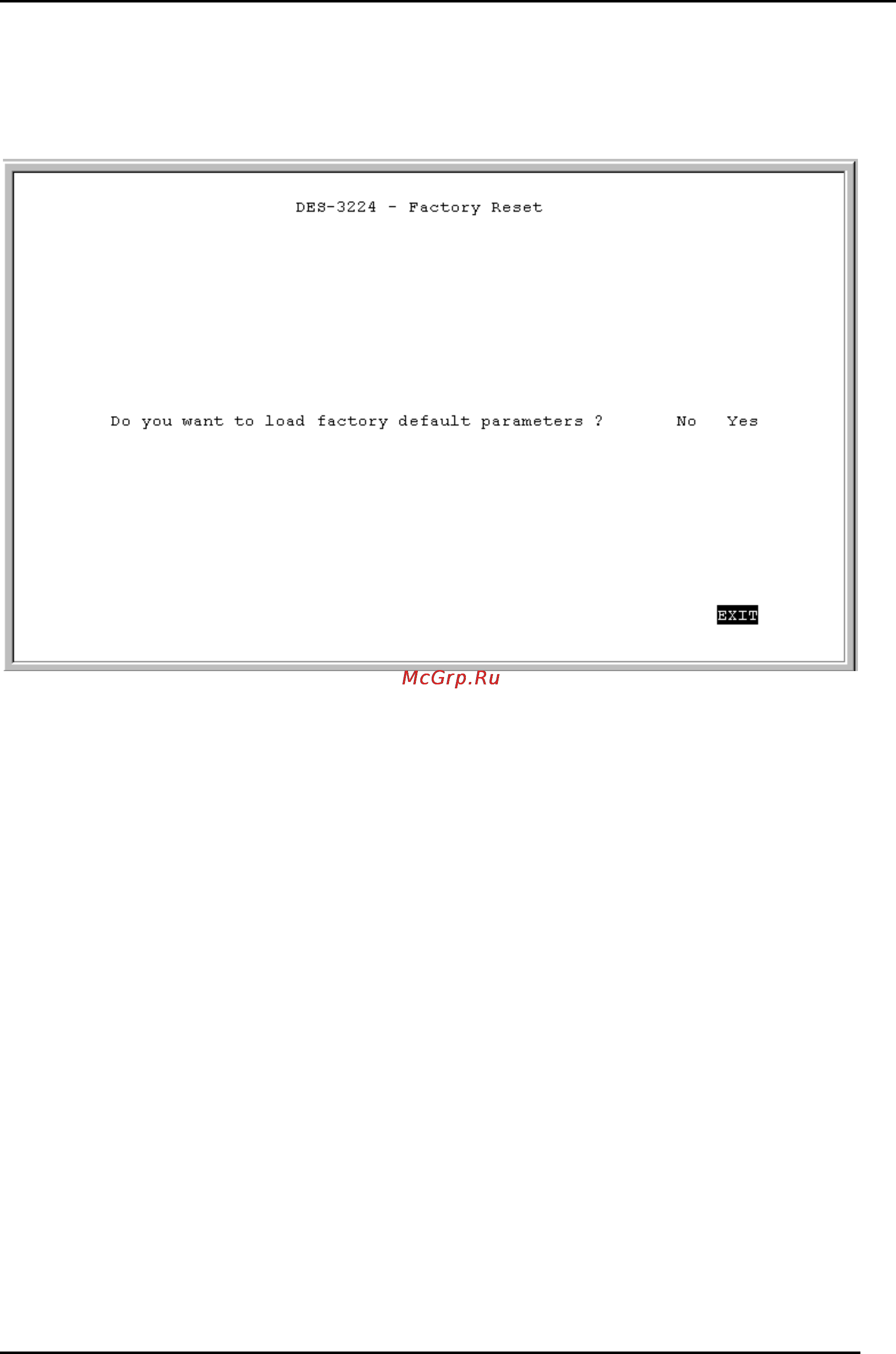 D-Link DFE-904 [36/75] Factory reset