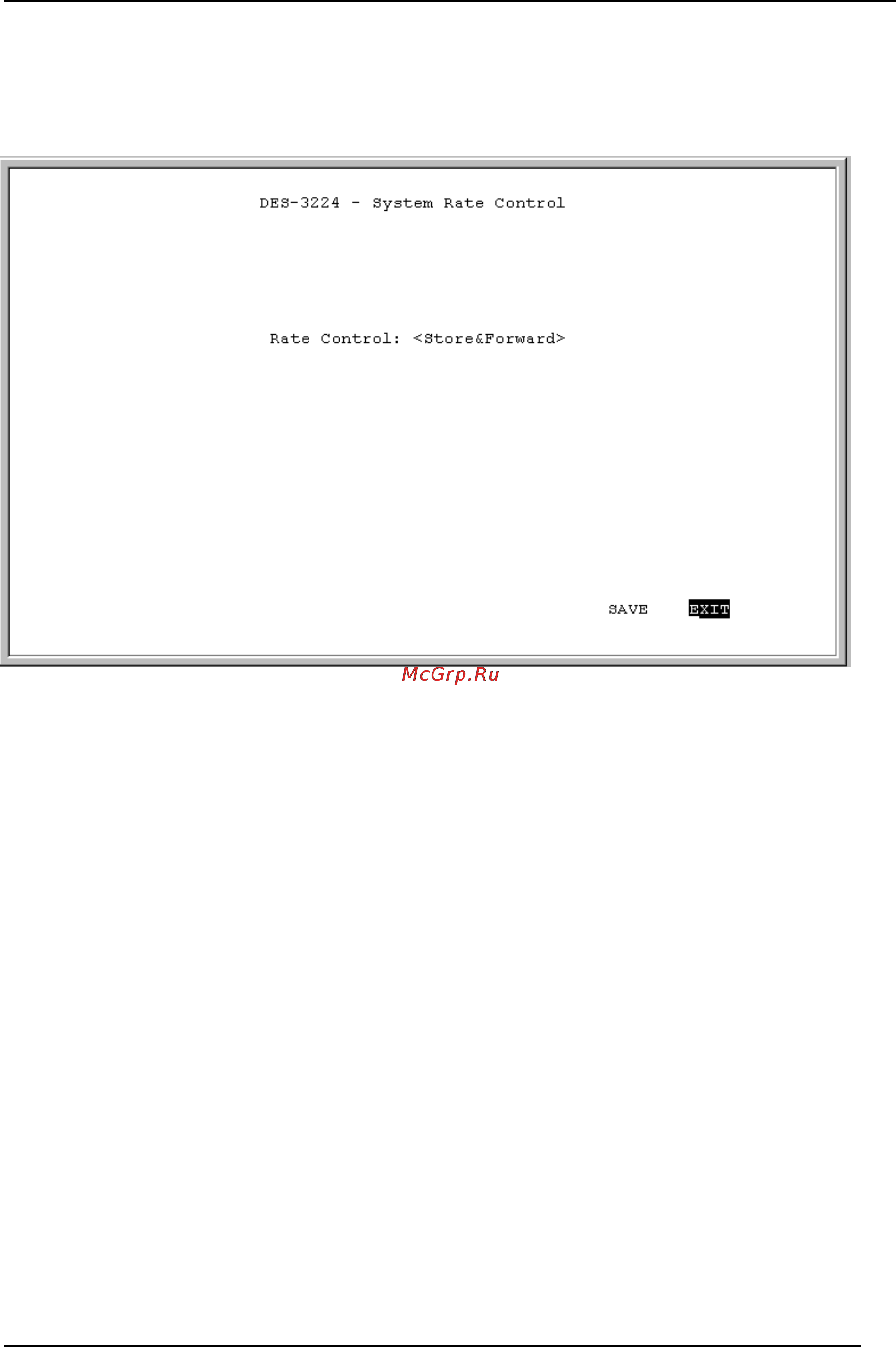 D-Link DES-3224 [38/75] System rate control