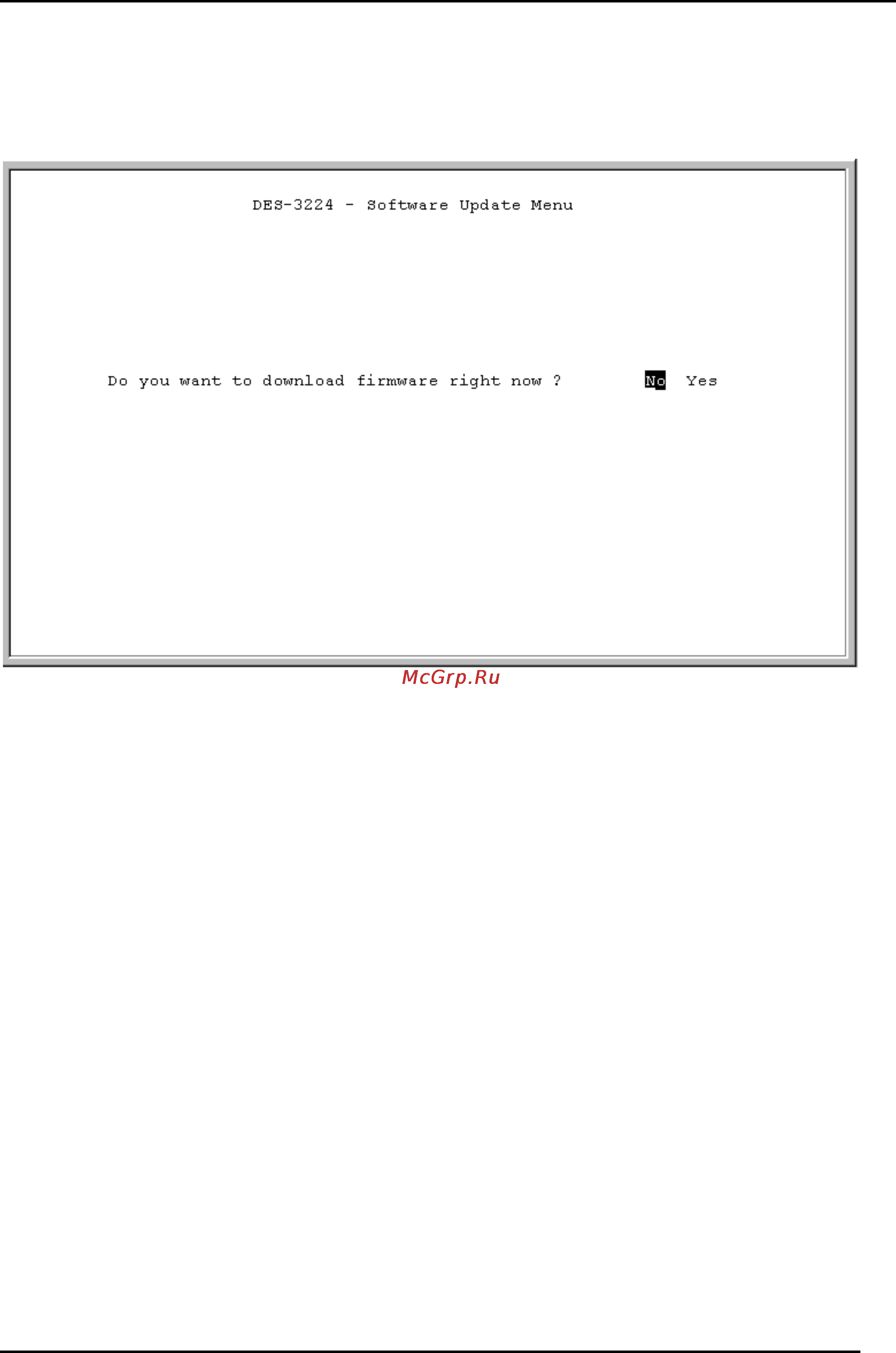 D-Link DFE-904 [40/75] Software update menu