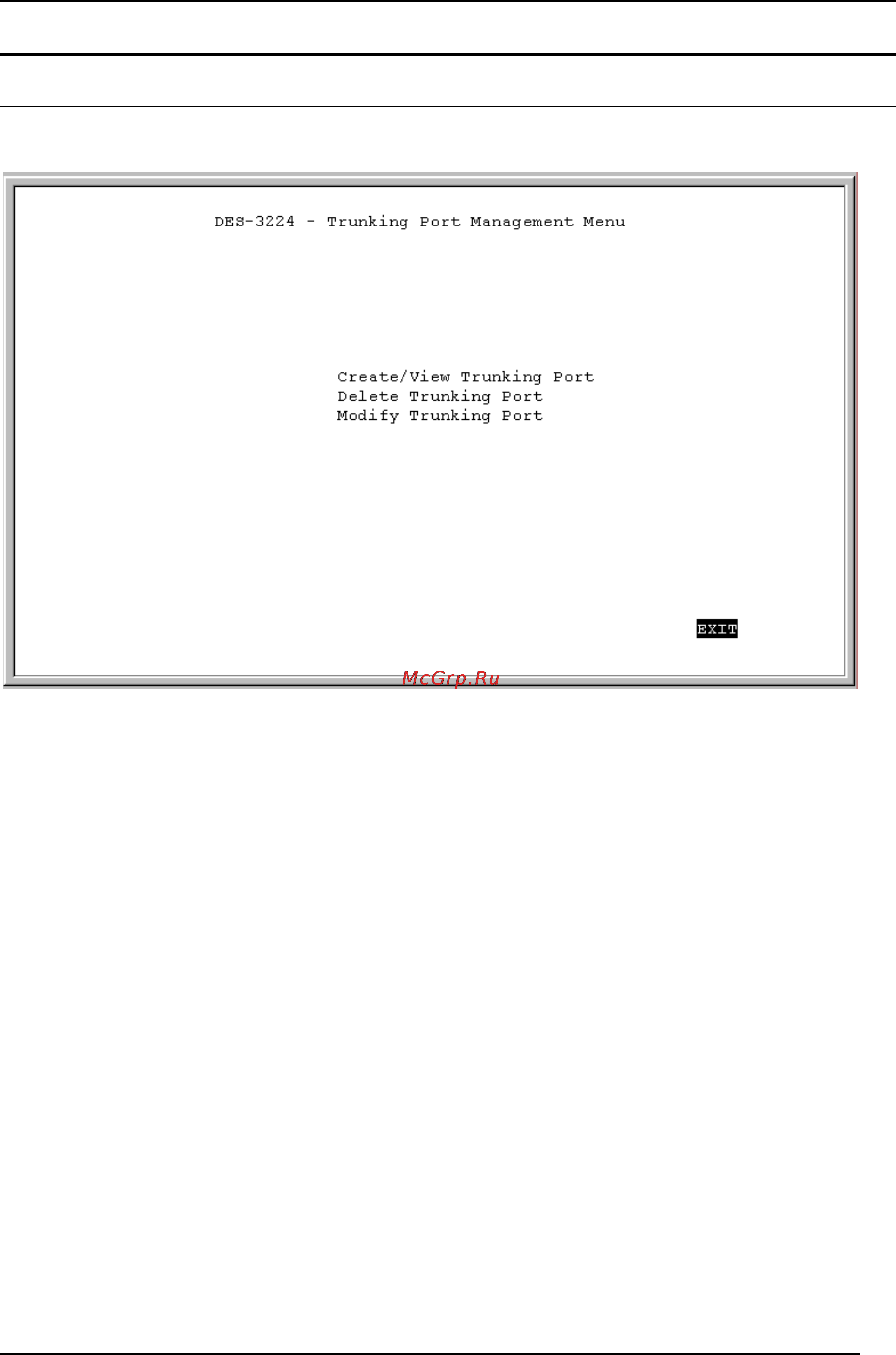 D-Link DFE-904 [63/75] Trunking port management menu