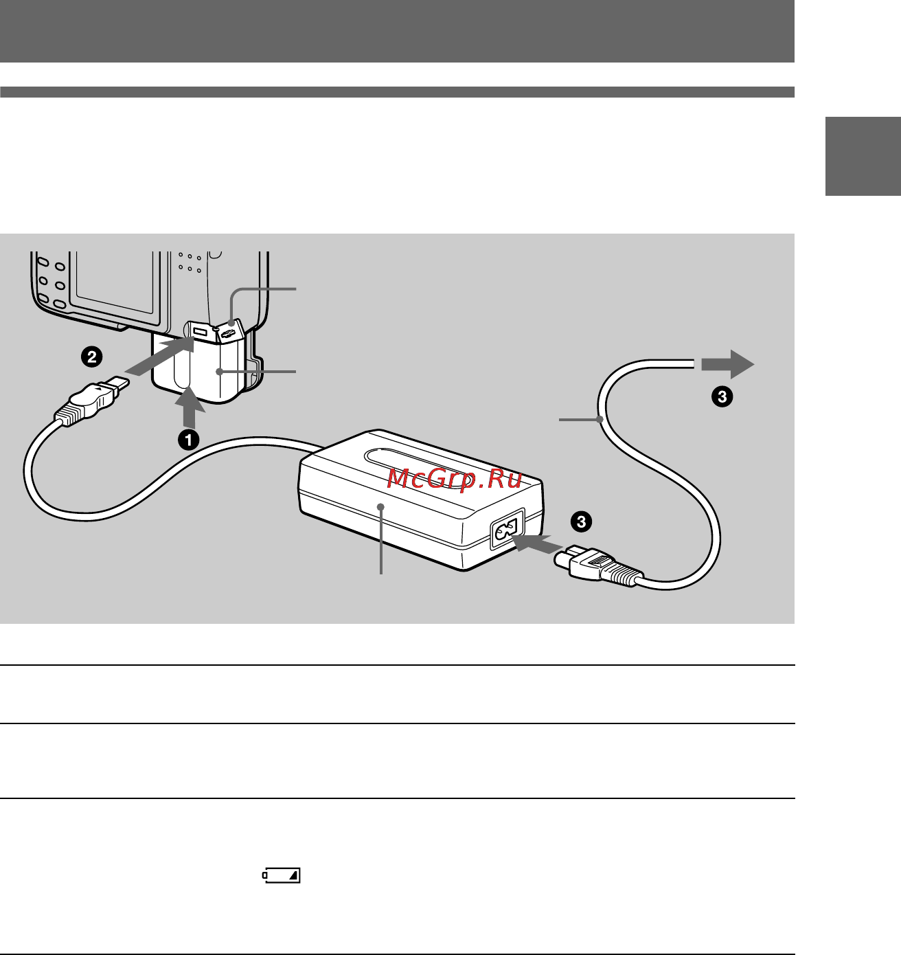 Sony Cyber-Shot DSC-S85 [11/104] Charging the battery pack