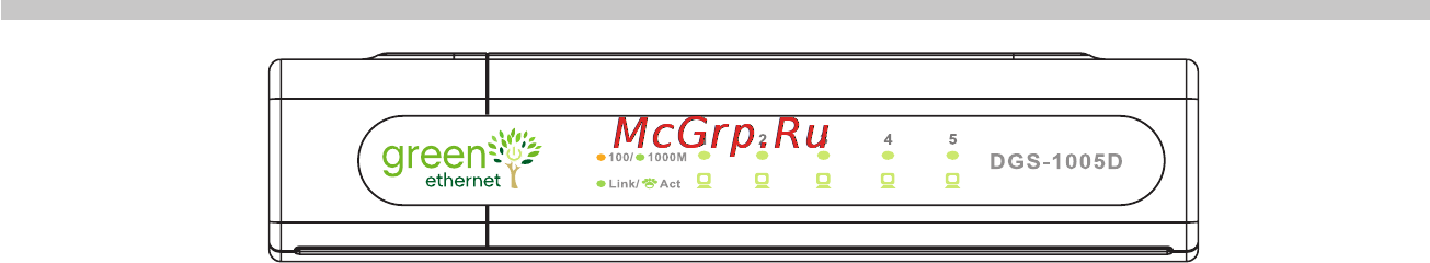 D-Link DGS-1005D/RU [3/4] Индикаторы