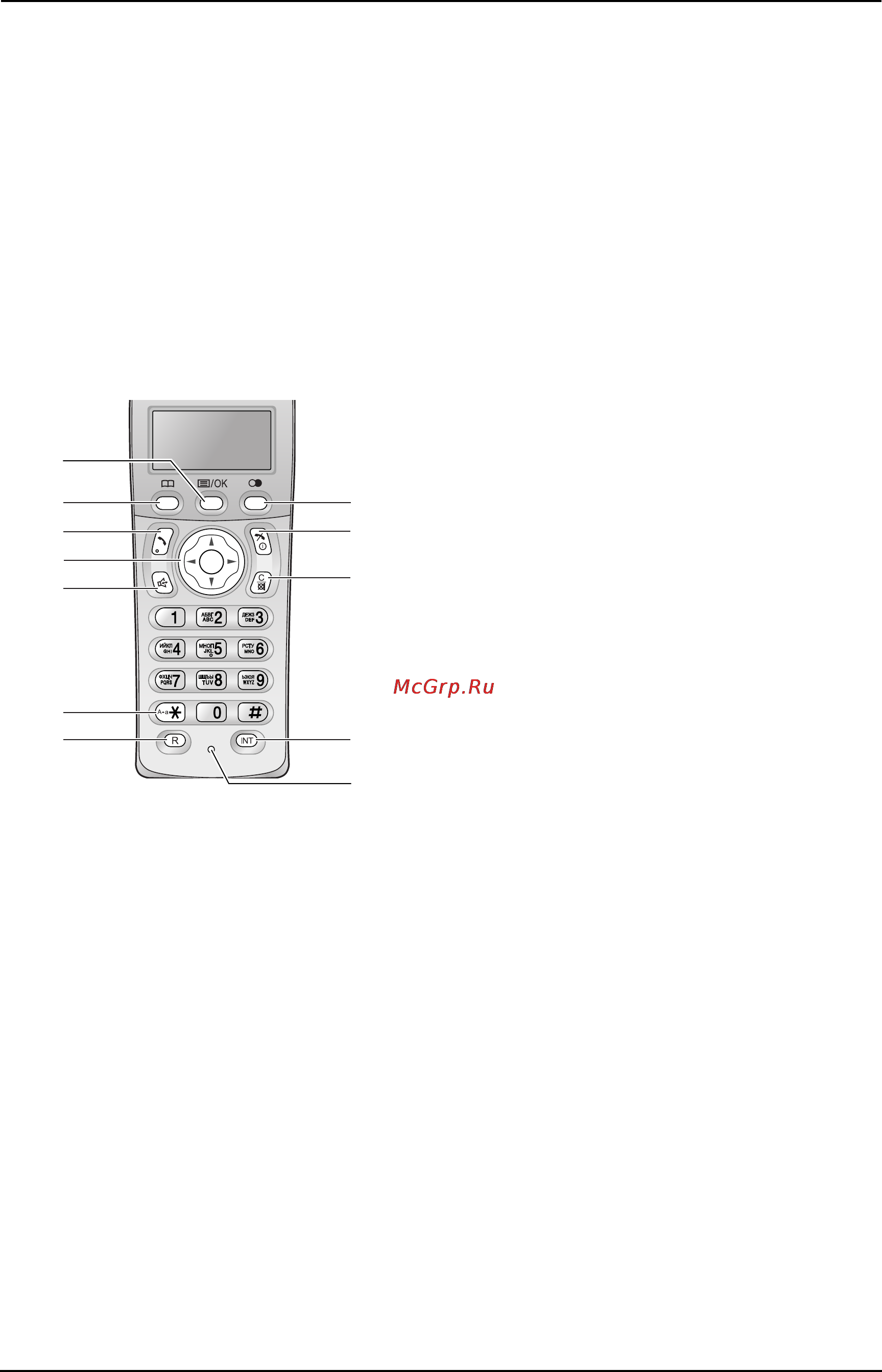 Panasonic KX-FC962RU [17/124] Беспроводная трубка