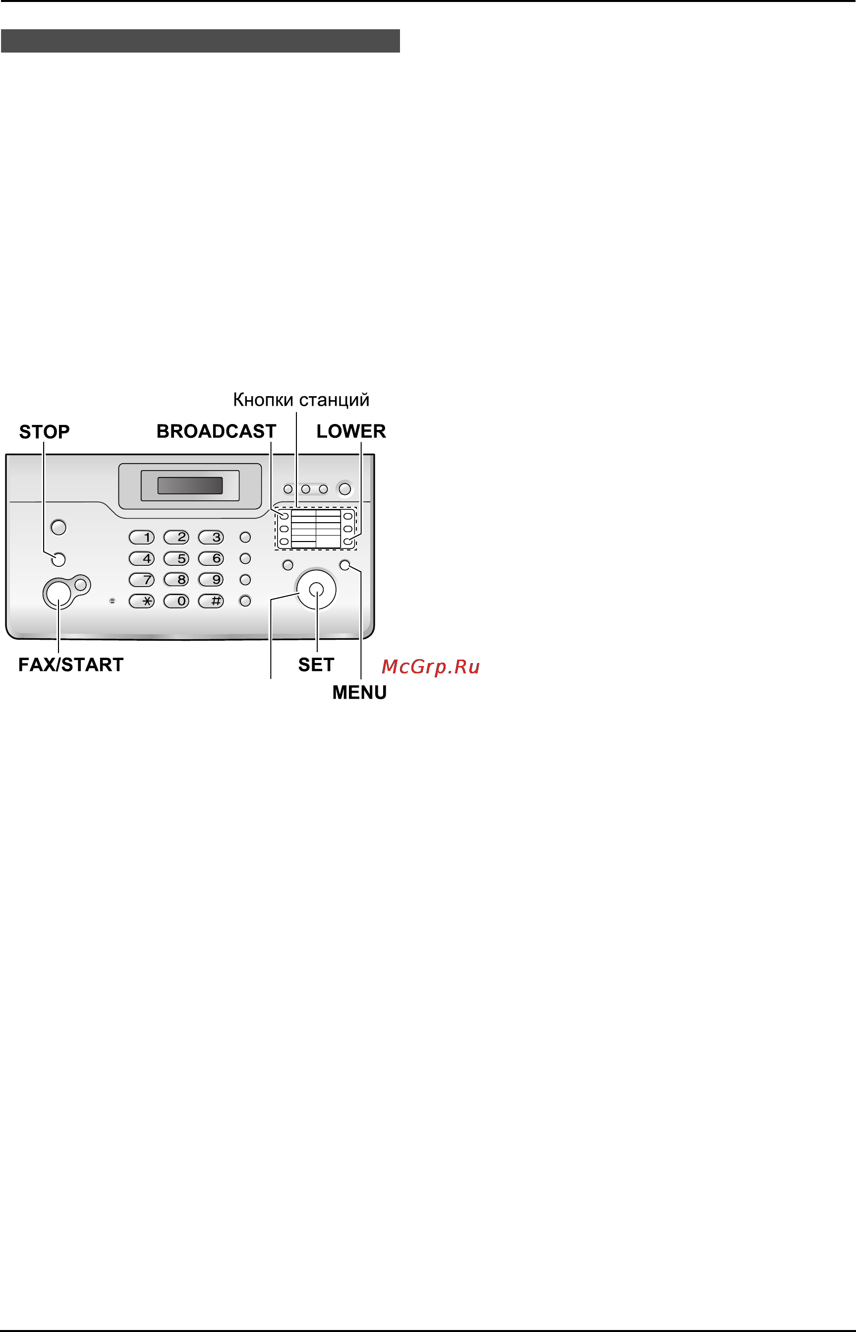 Panasonic KX-FC962RU [48/124] Программирование телефонных номеров в памяти рассылки