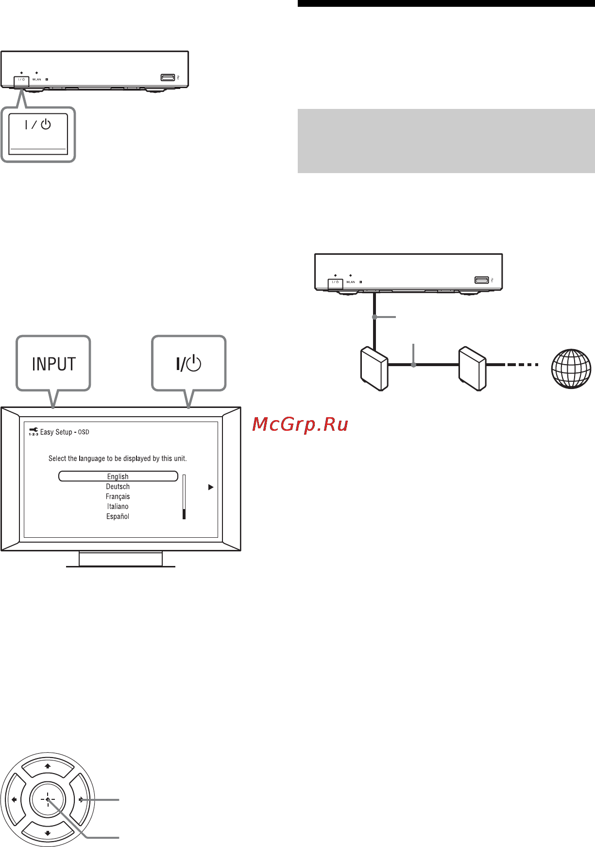 Sony SMPN100/BM RU3 [14/39] Настройка проводного соединения
