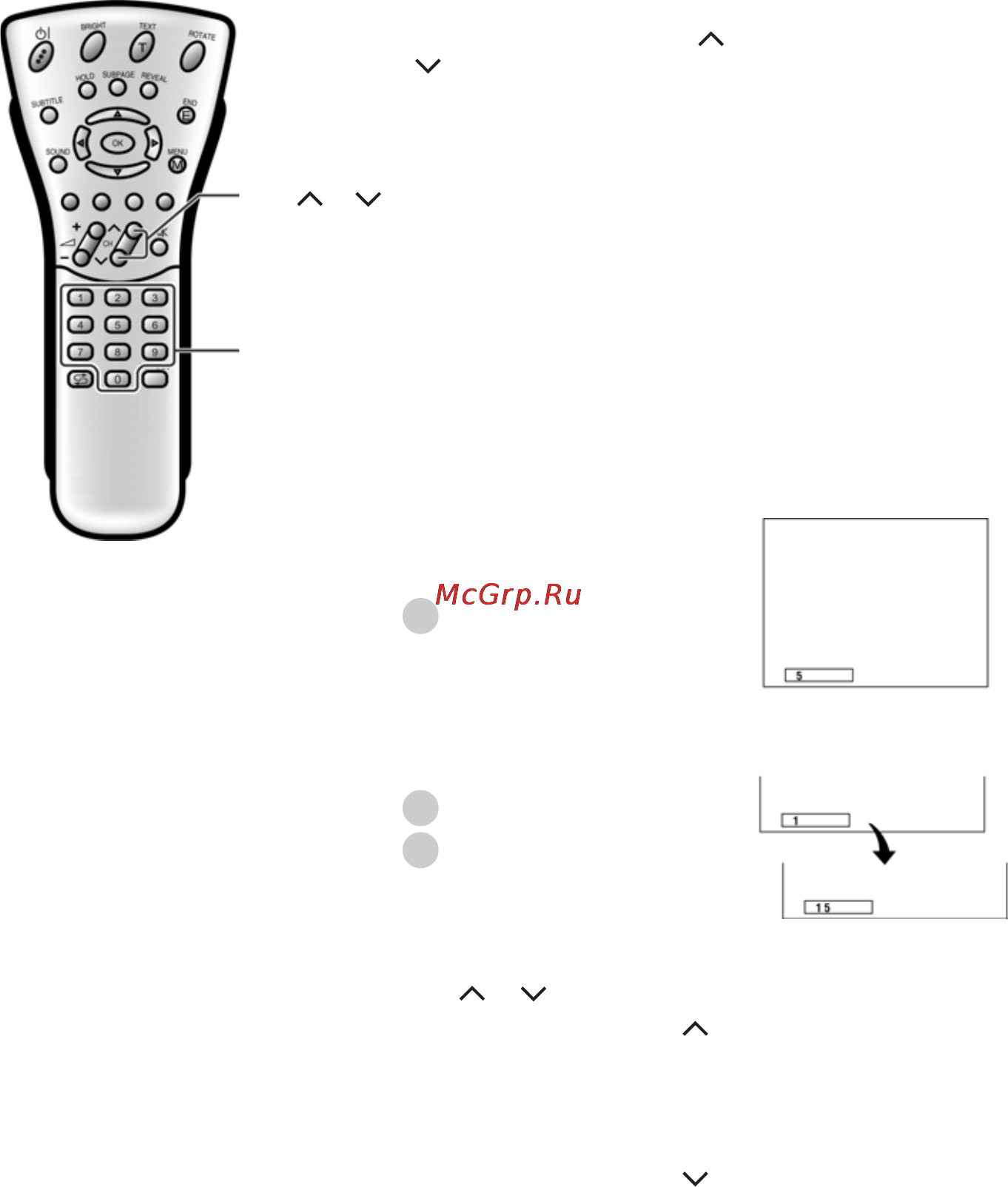Siemens KG 39MT90 [35/77] Переключение каналов