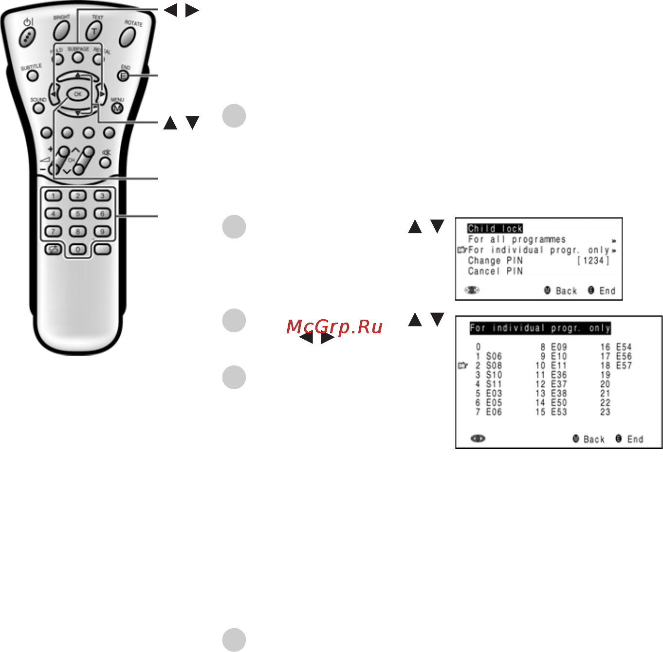 Siemens KG 39MT90 [57/77] Защита от детей продолжение