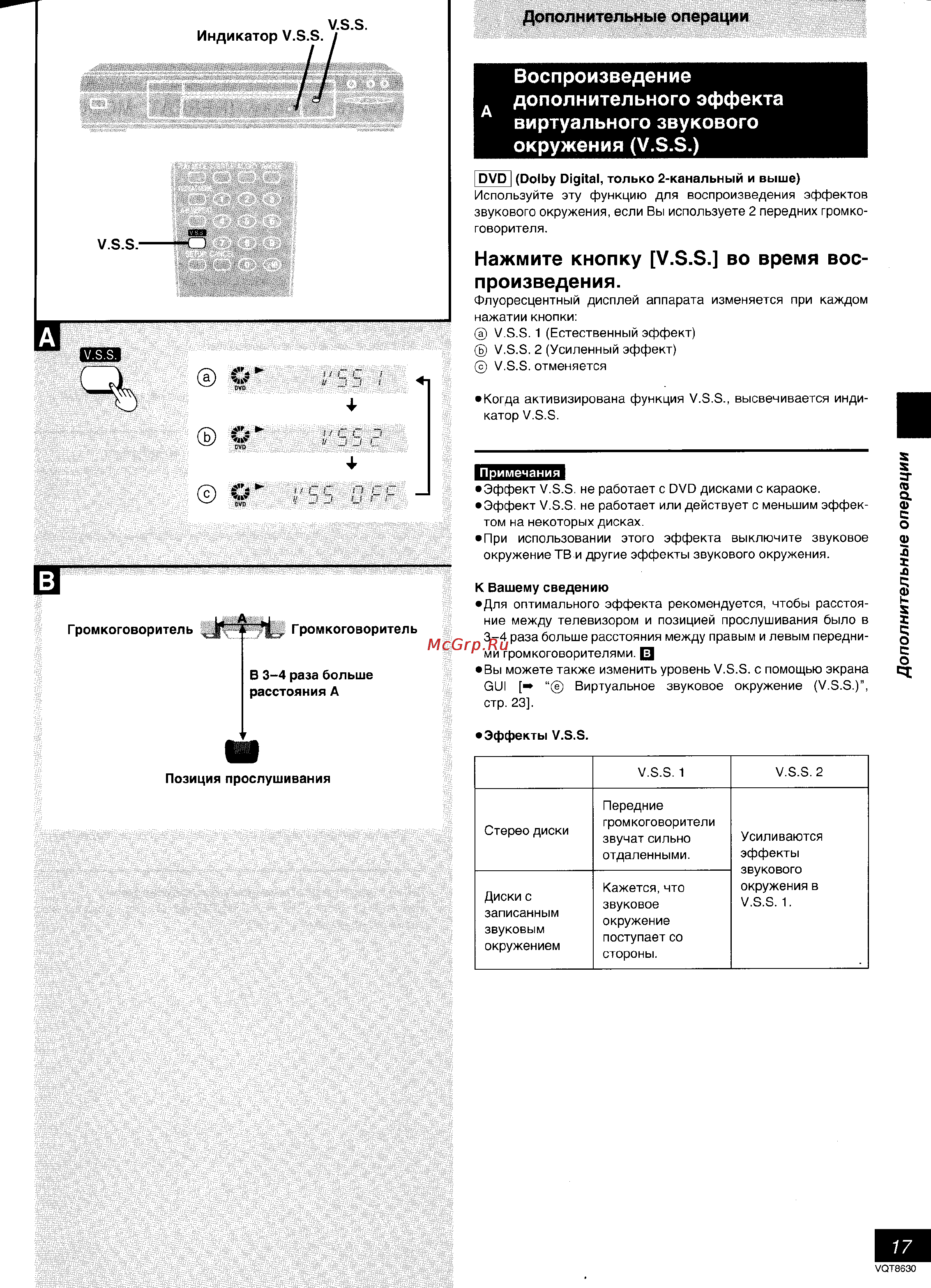 Panasonic DVD-RV20 [17/39] Дополнительного эффекта