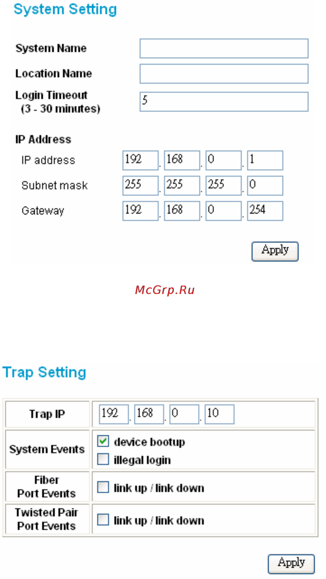 D-Link DES–1228 [20/28] Set password