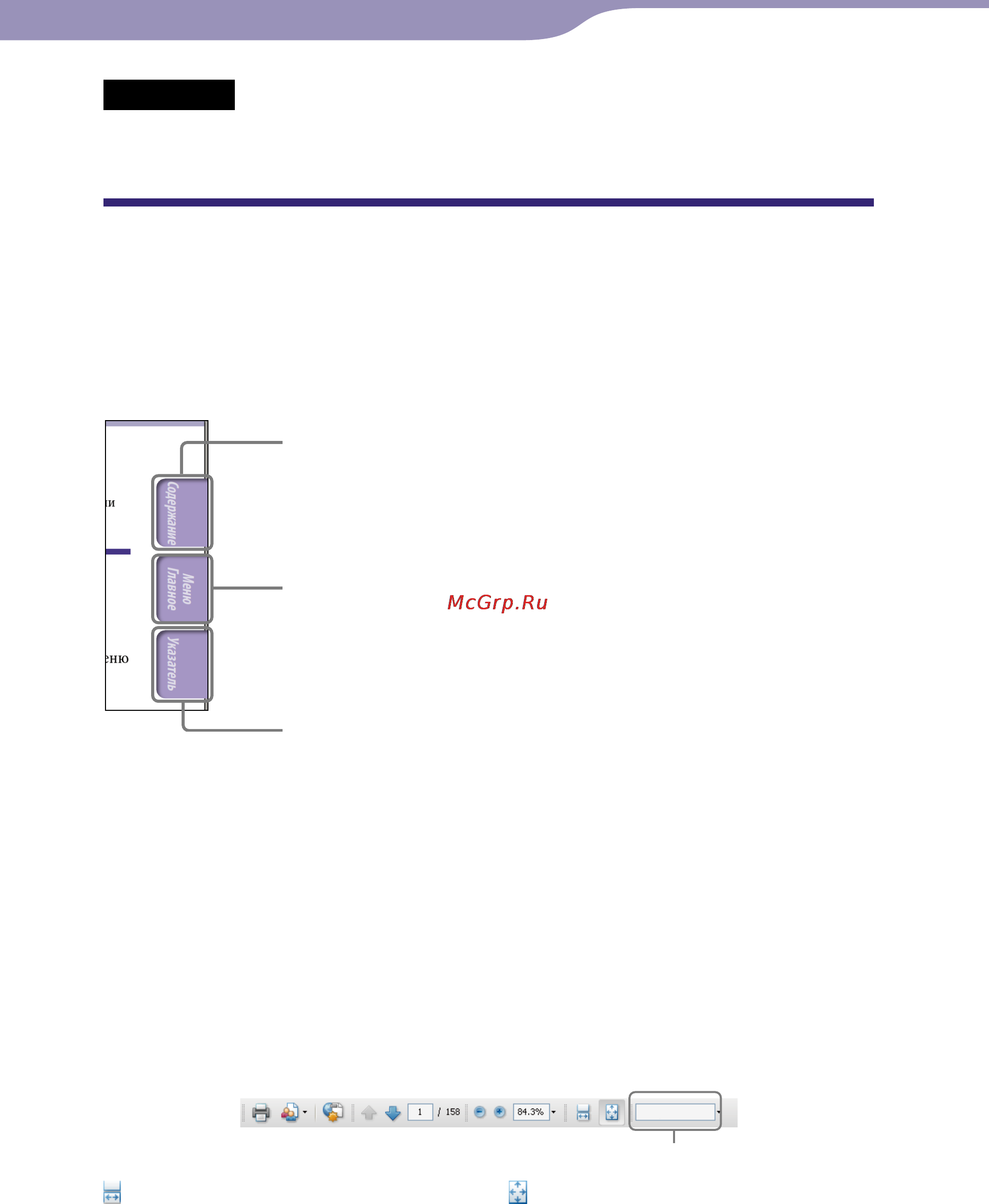 Sony NWZ-S544 8Gb Black [2/133] Работа с настоящим руководством по эксплуатации
