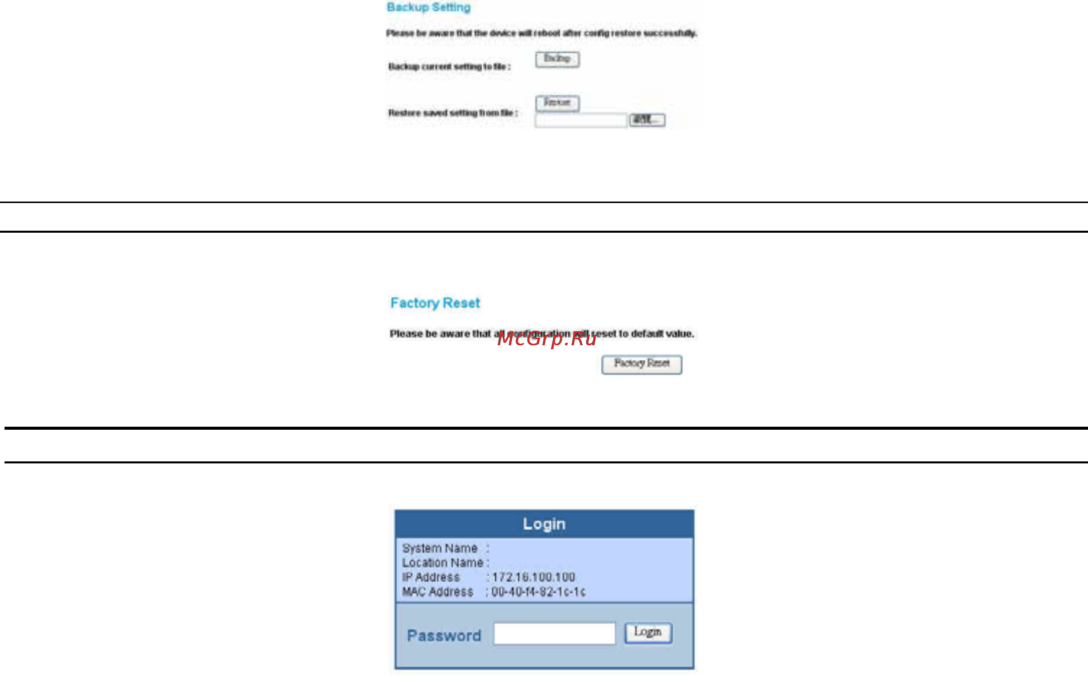 D-Link DES-1250G [23/28] Logout