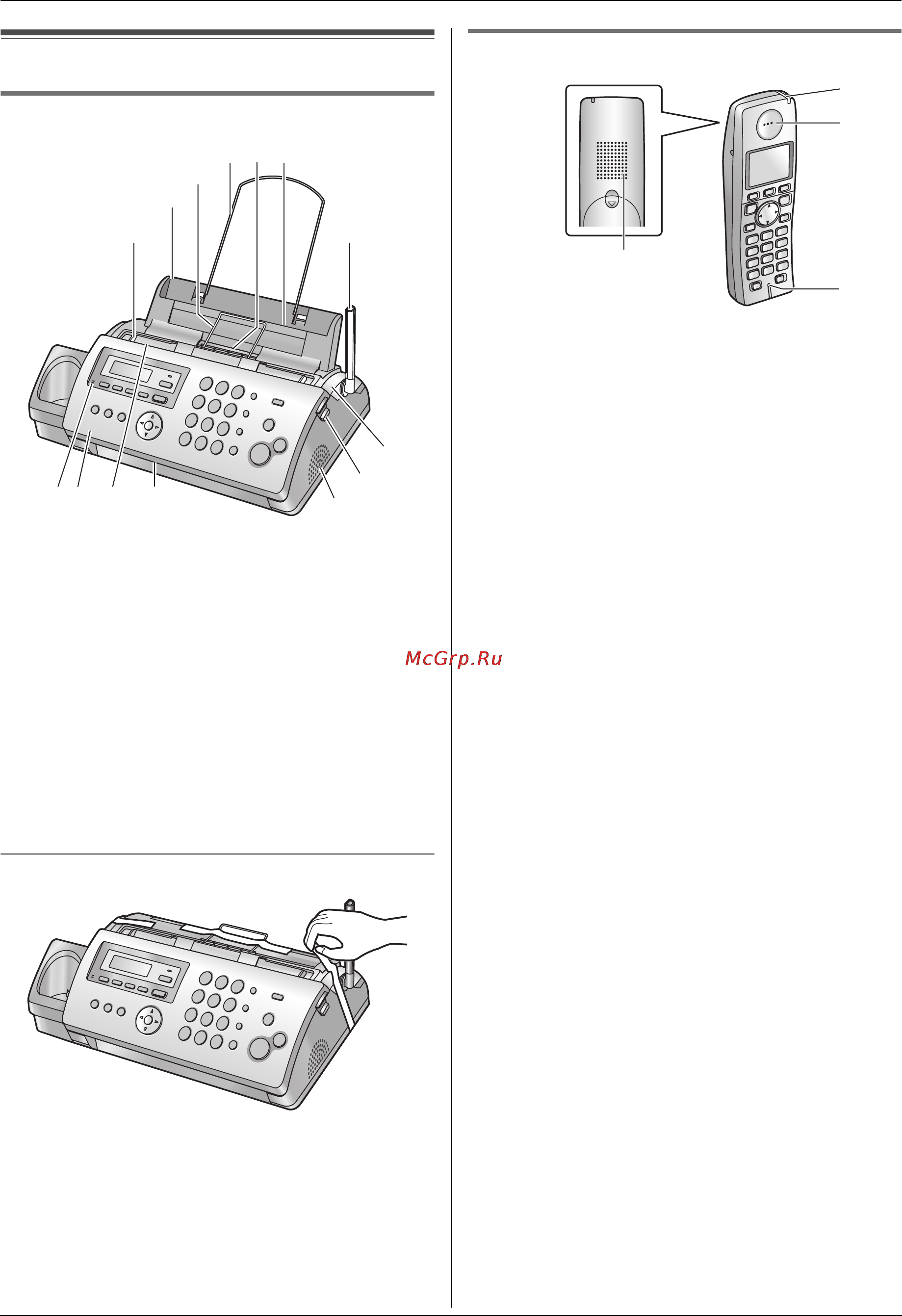 Panasonic KX-FC228RU [10/76] Беспроводная трубка