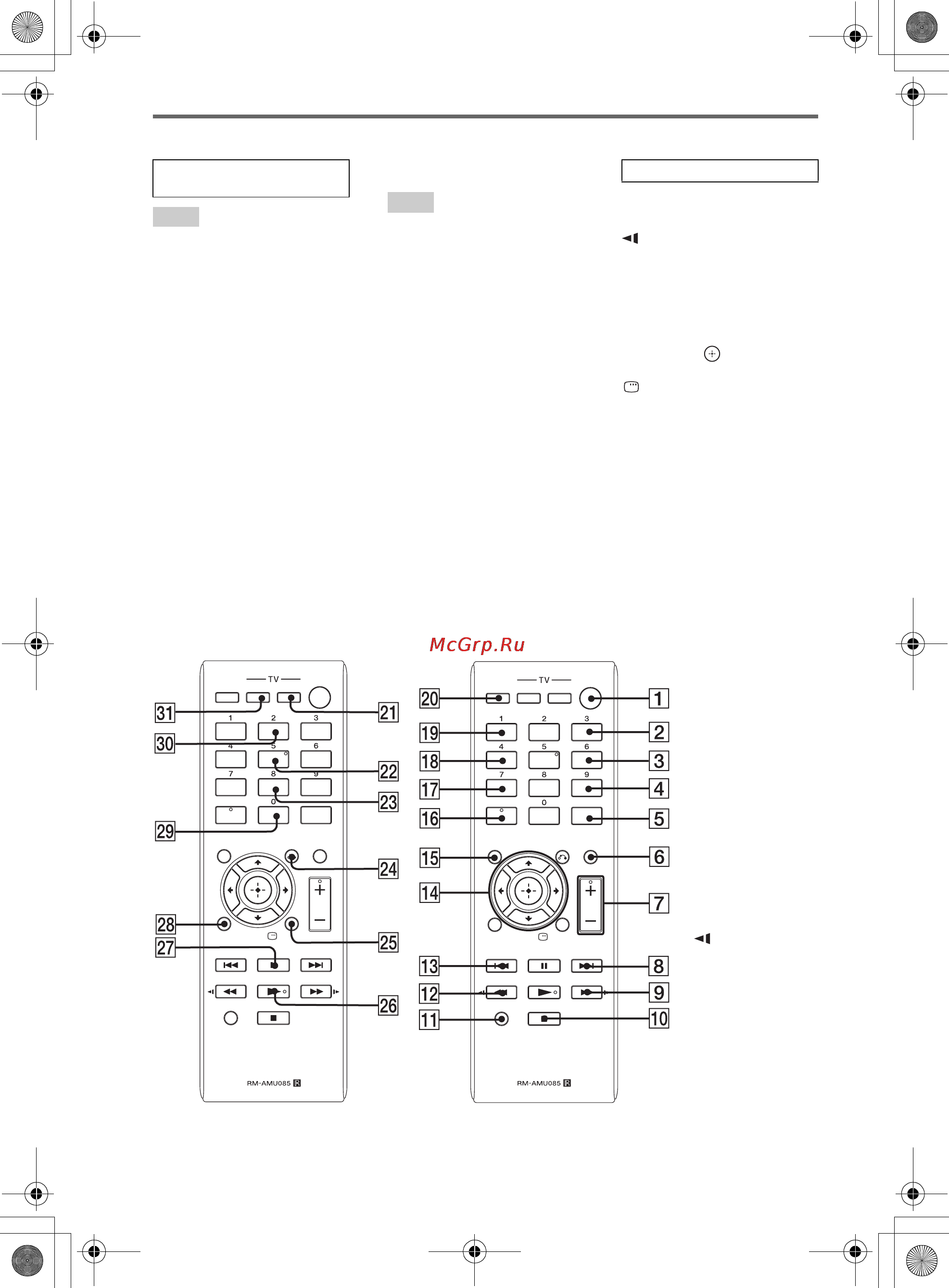 Sony CMT-DX400 [44/44] Пульт дистанционного управления
