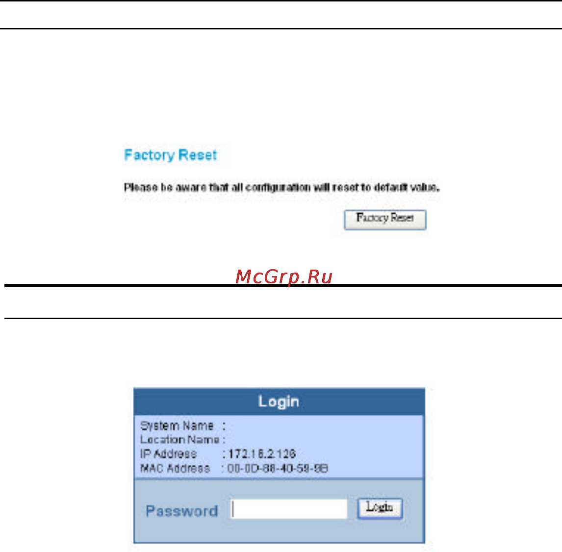 D-Link DES-1316 [43/53] Reset setting