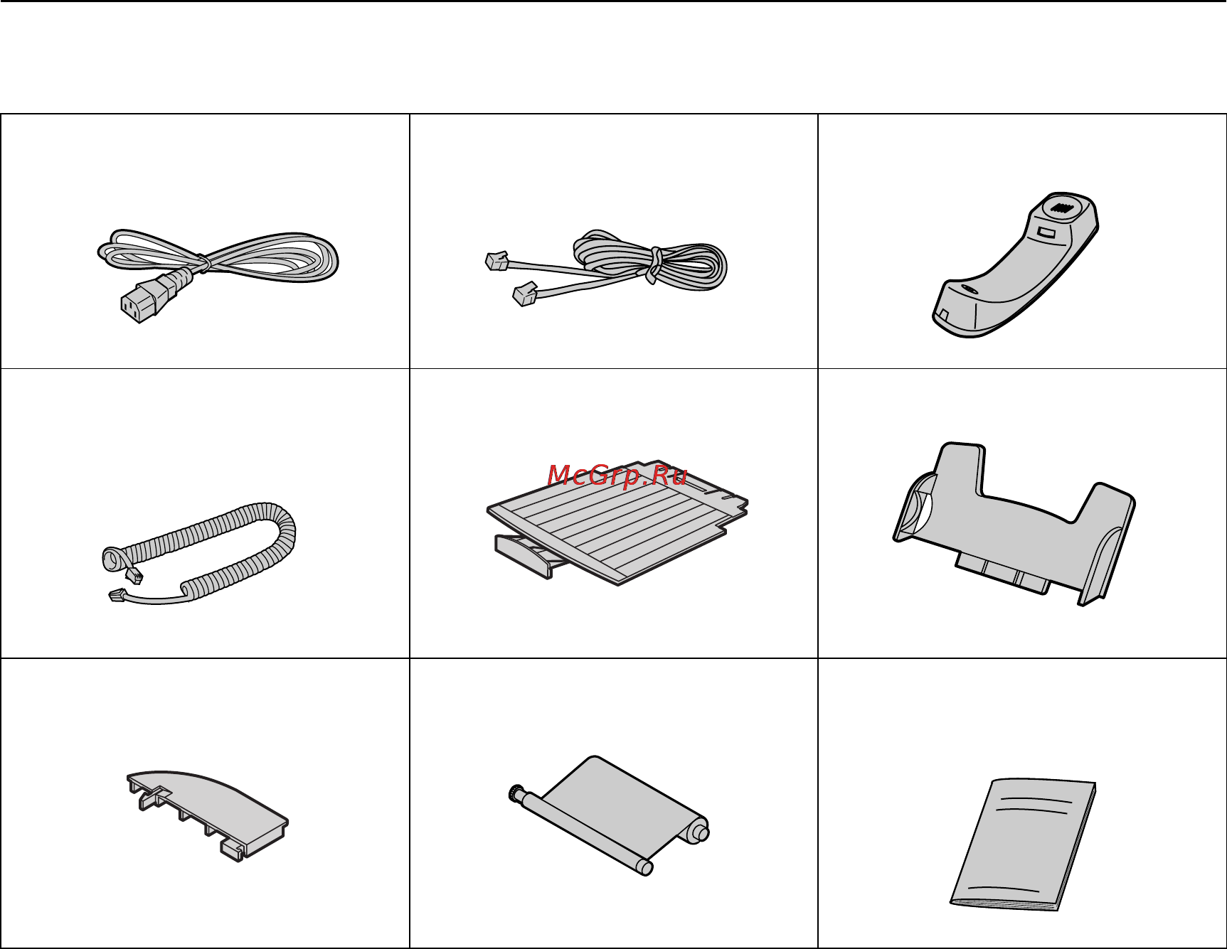 Panasonic KX-FB423RU [7/84] Принадлежности