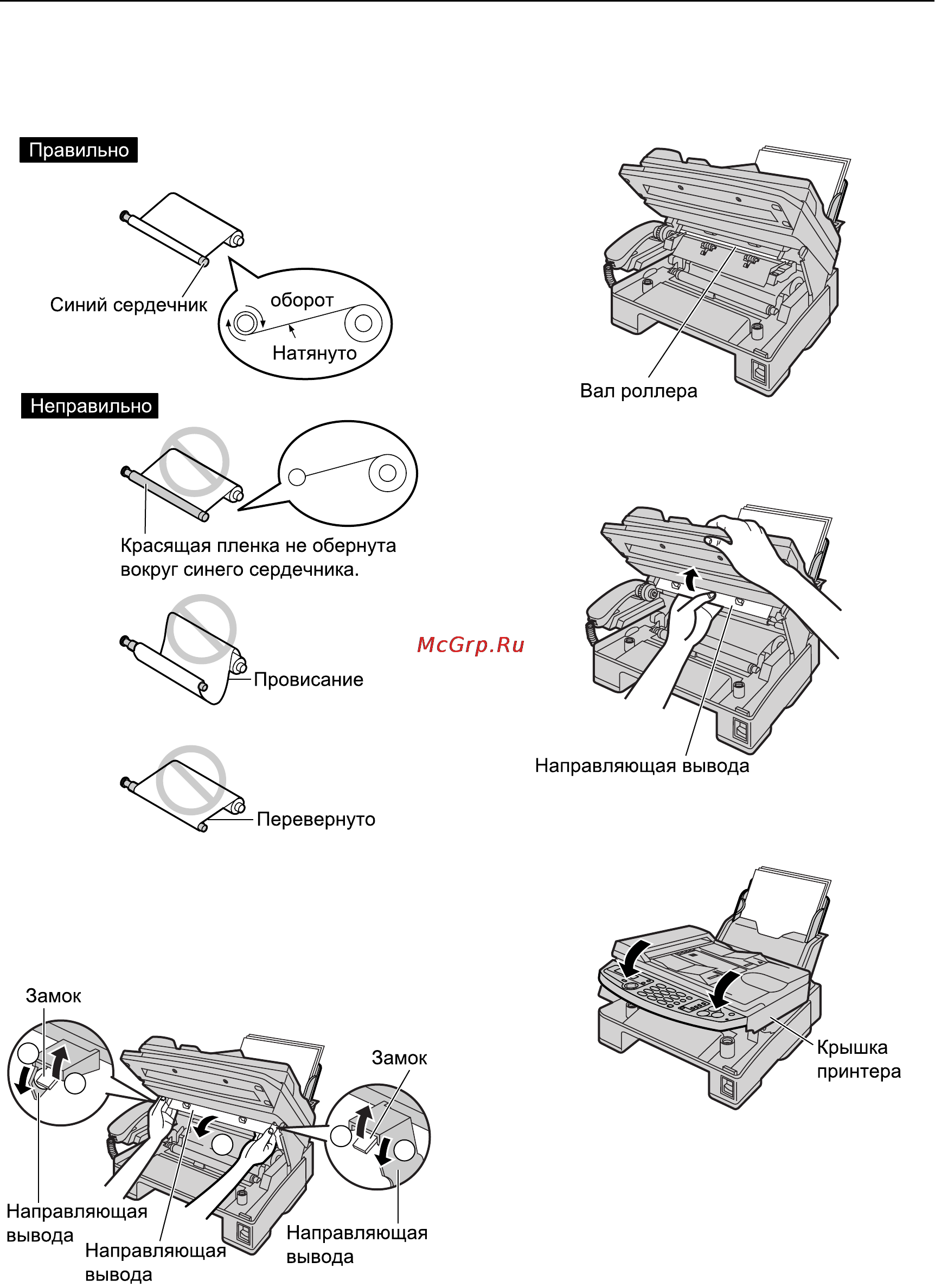 Panasonic KX-FB423RU [75/84] Чистка