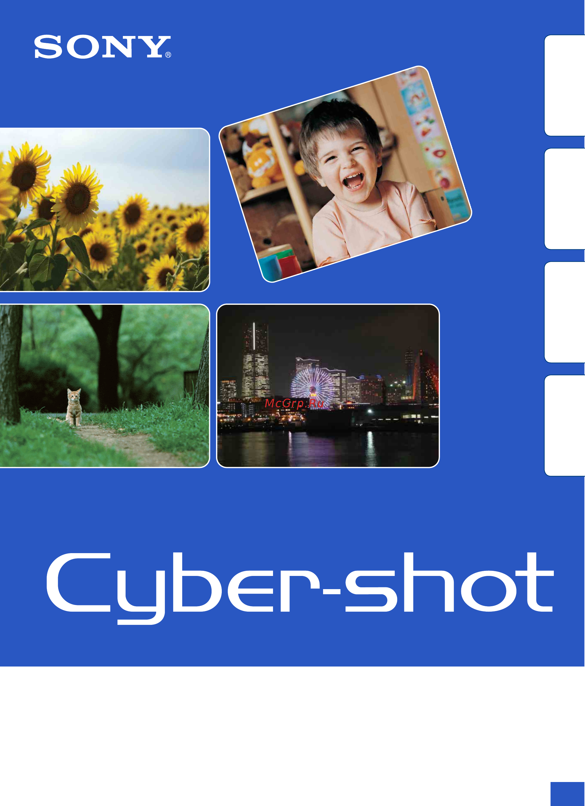 Sony Cyber-Shot DSC-W370 Инструкция по эксплуатации онлайн