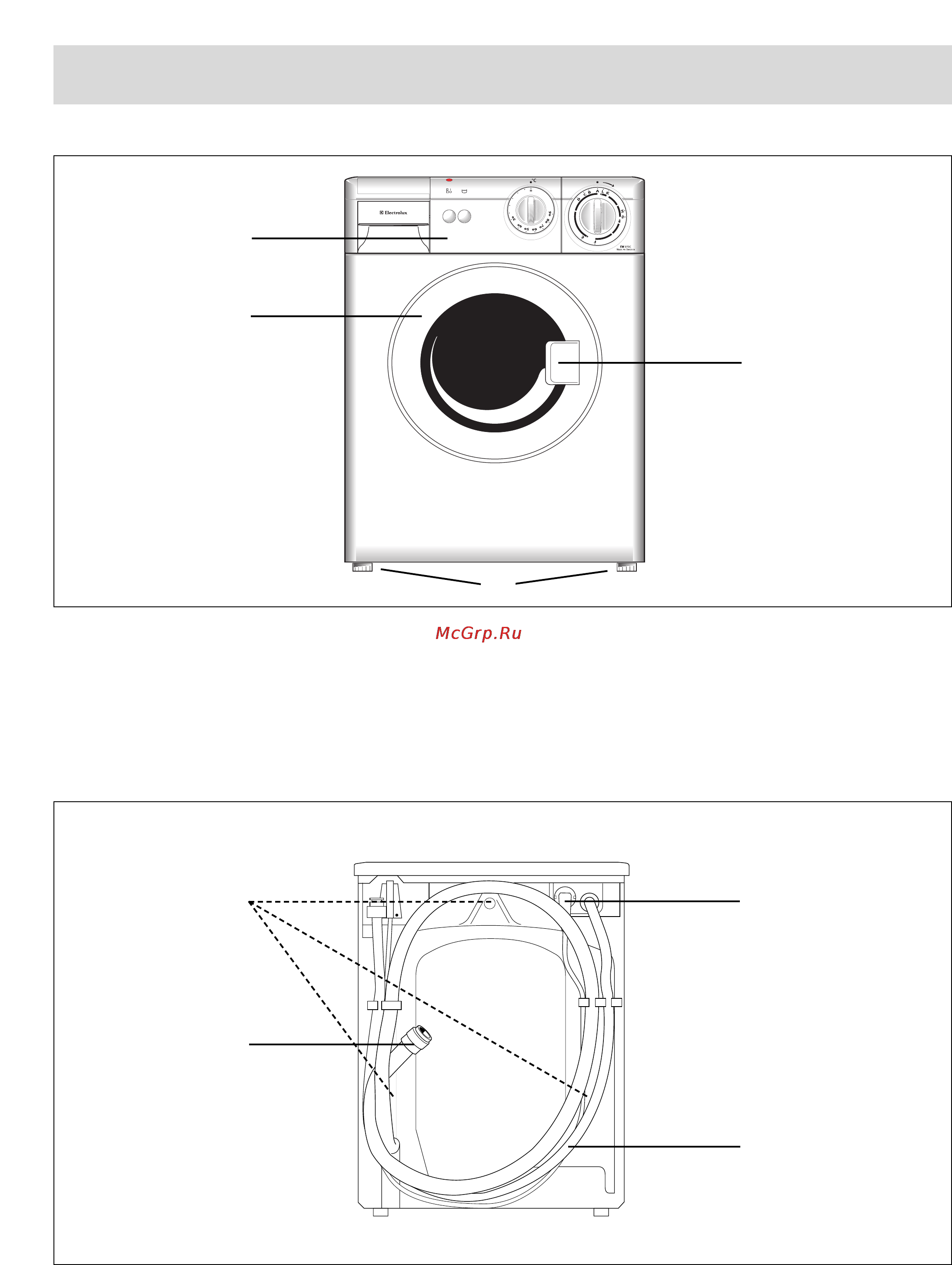 Electrolux EW 970 C [19/30] Description of the appliance