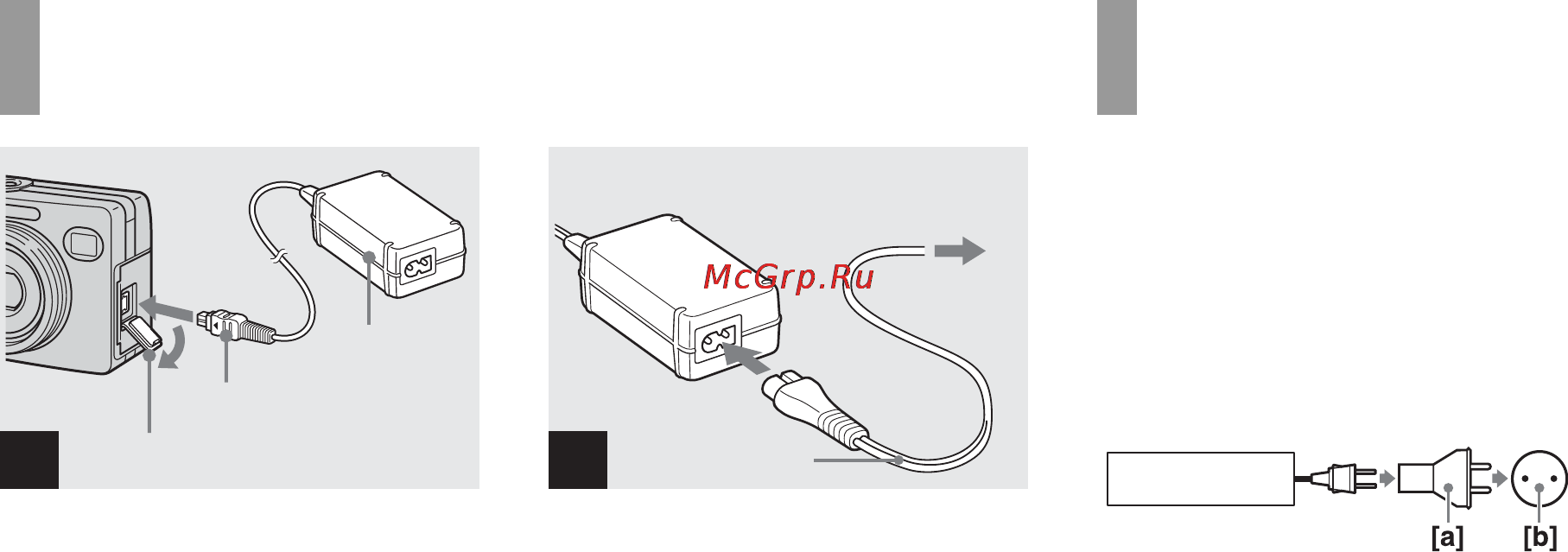 Sony Cyber-Shot DSC-W1 [164/276] Hur man använder nätadaptern