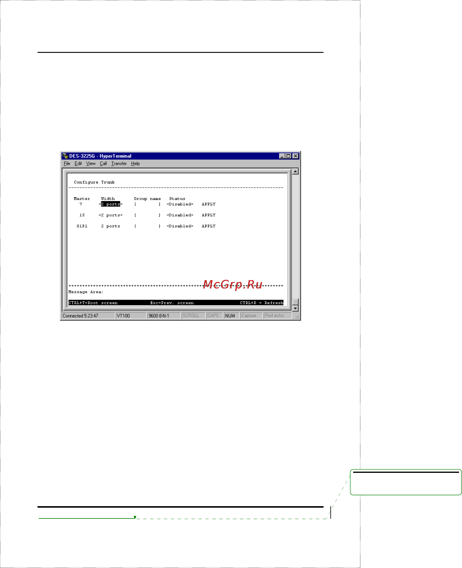 D-Link DES-2108/E [105/199] Configure trunk