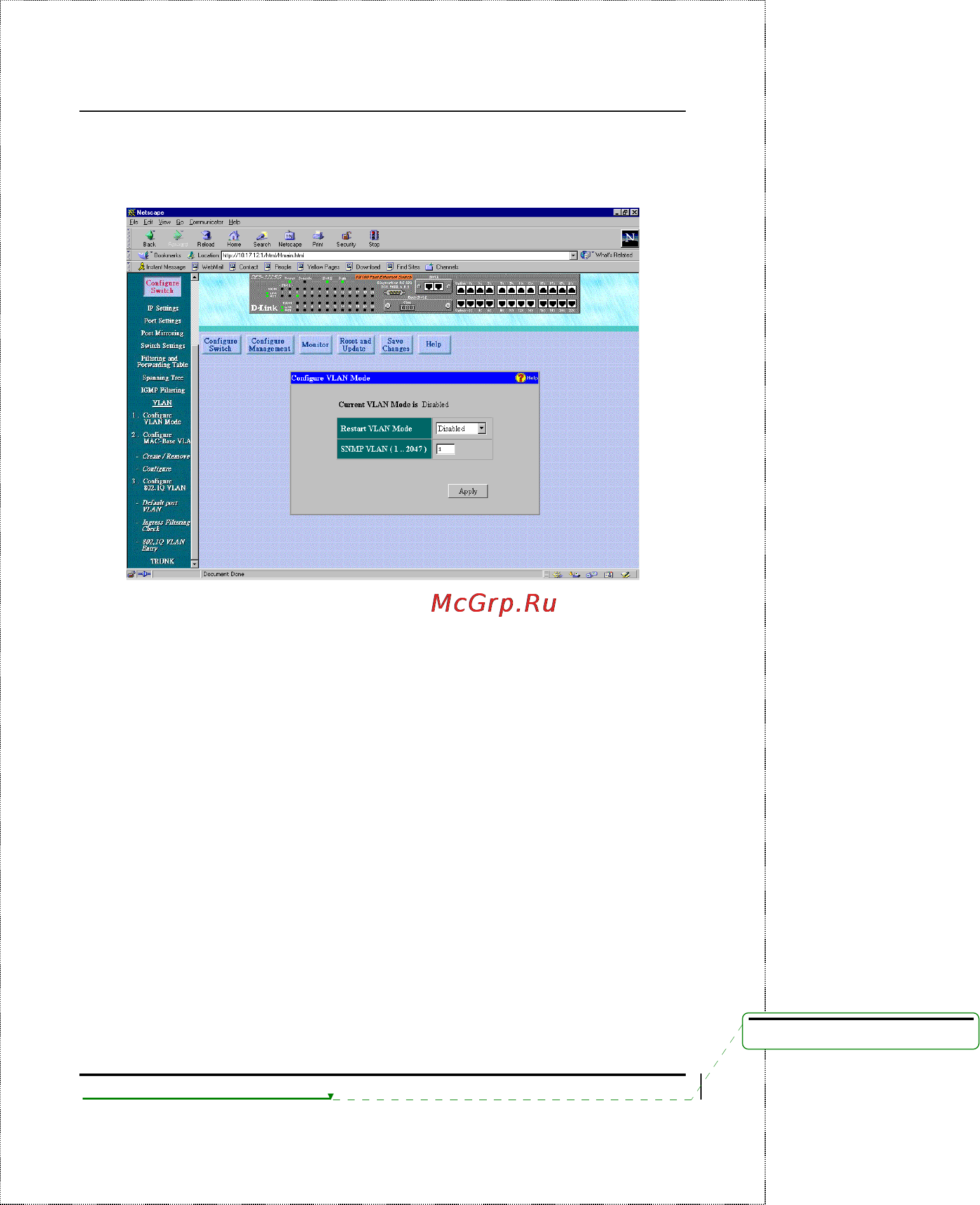 D-Link DES-2108/E [153/199] Configure vlan mode