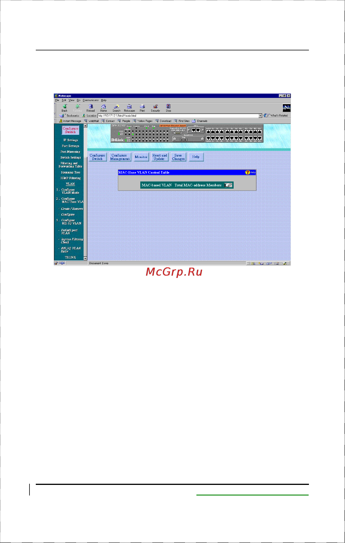 D-Link DES-2108/E [154/199] Configure mac based vlan