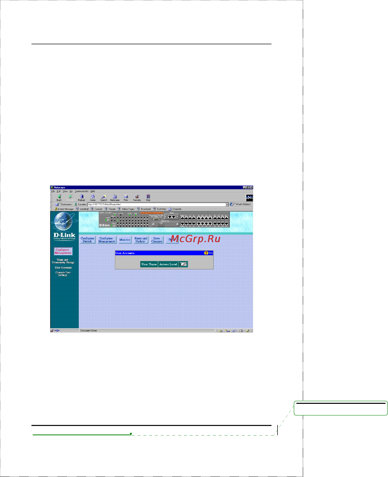 D-Link DES-2108/E [161/199] User accounts